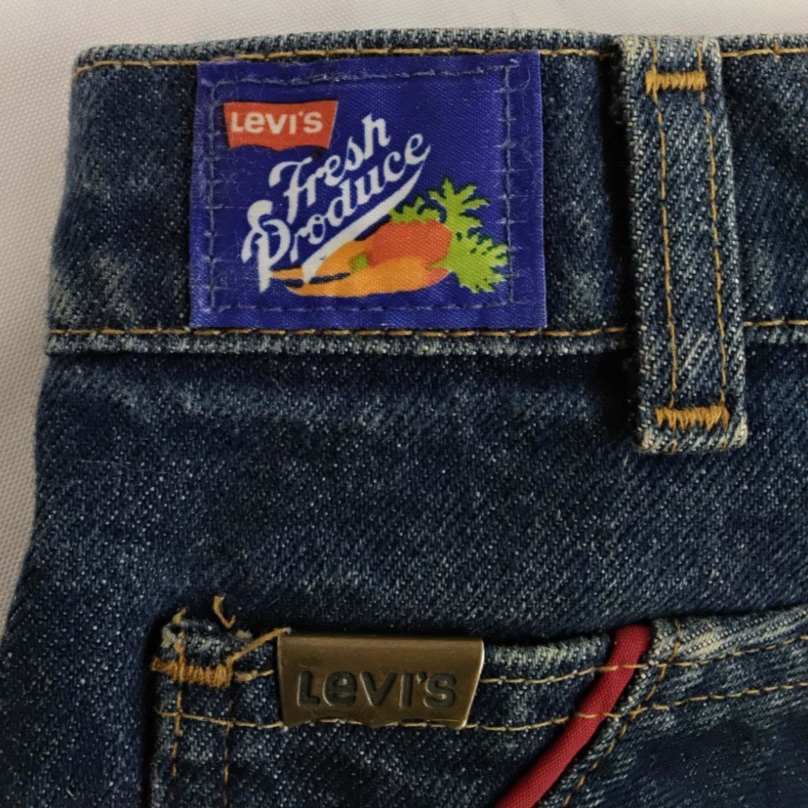 Levi's Levi's Fresh Produce Jean 32 Dark Wash 70s Talon Orange Tab Size US 32 / EU 48 - 8 Thumbnail