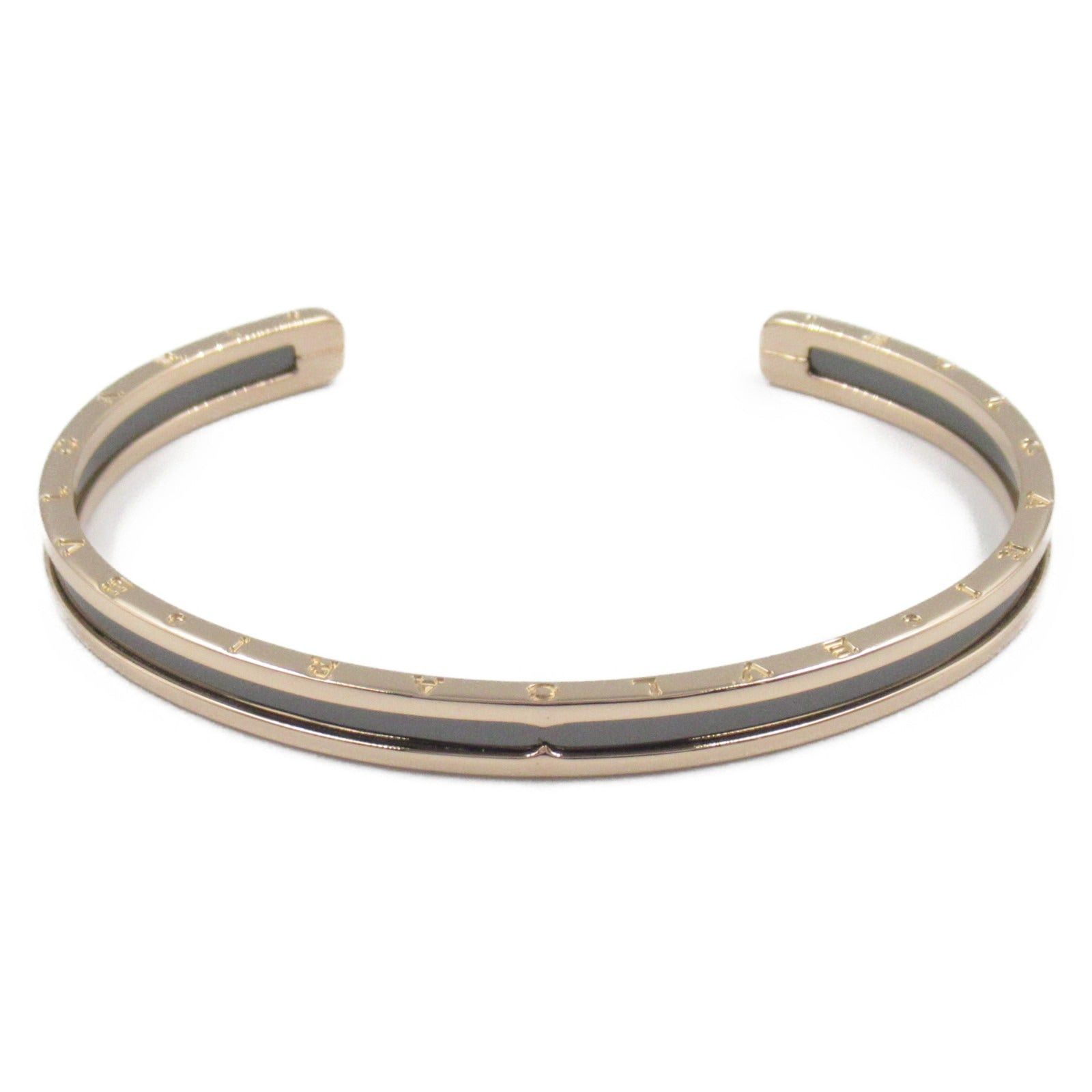 Bvlgari Bvlgari B Zero One Bracelet Ml K18Pg (Pink Gold) Ceramic Black Gold Size ONE SIZE - 1 Thumbnail