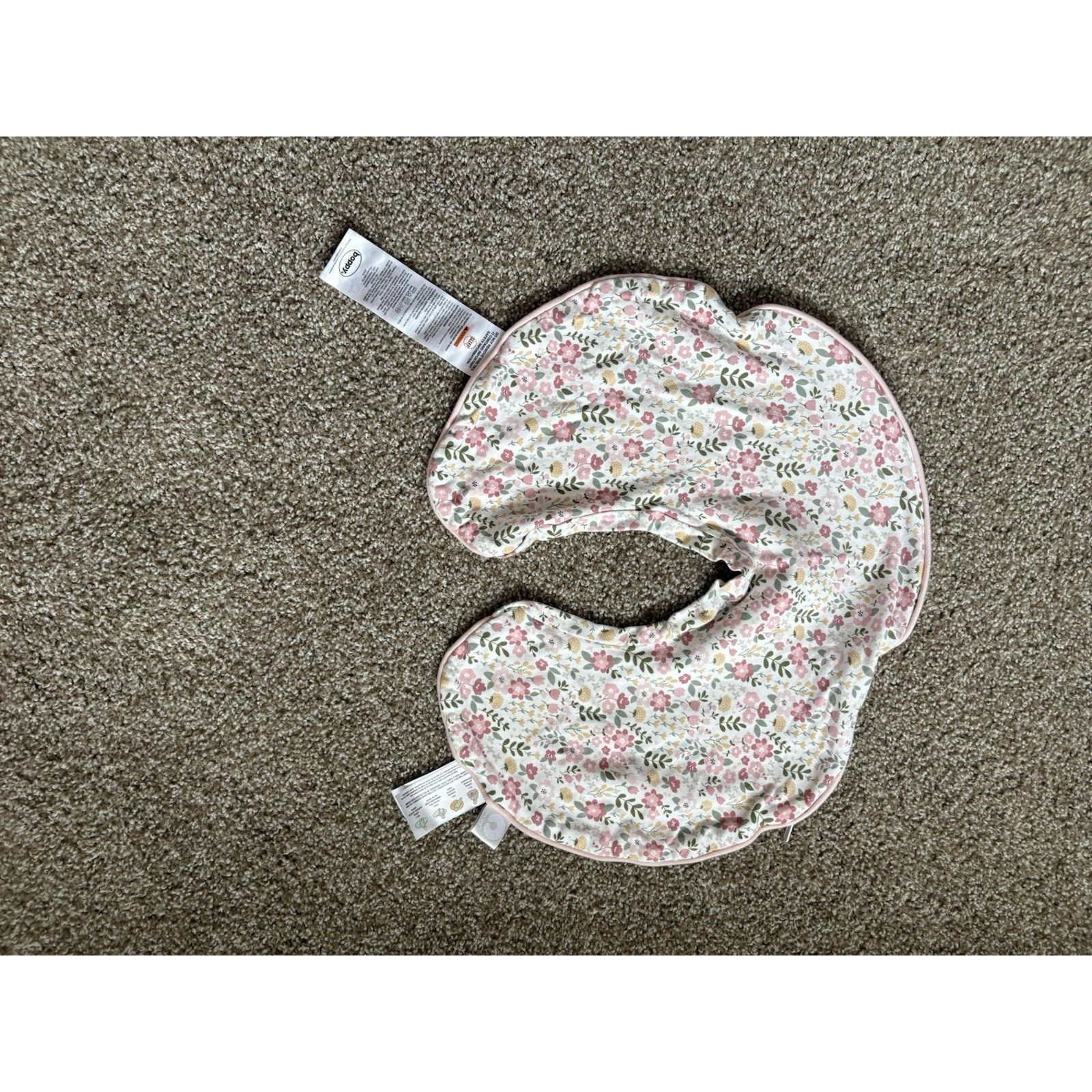 Boppy Zipper Cover For Breastfeeding Pillow Girl Floral in Pink, Women's