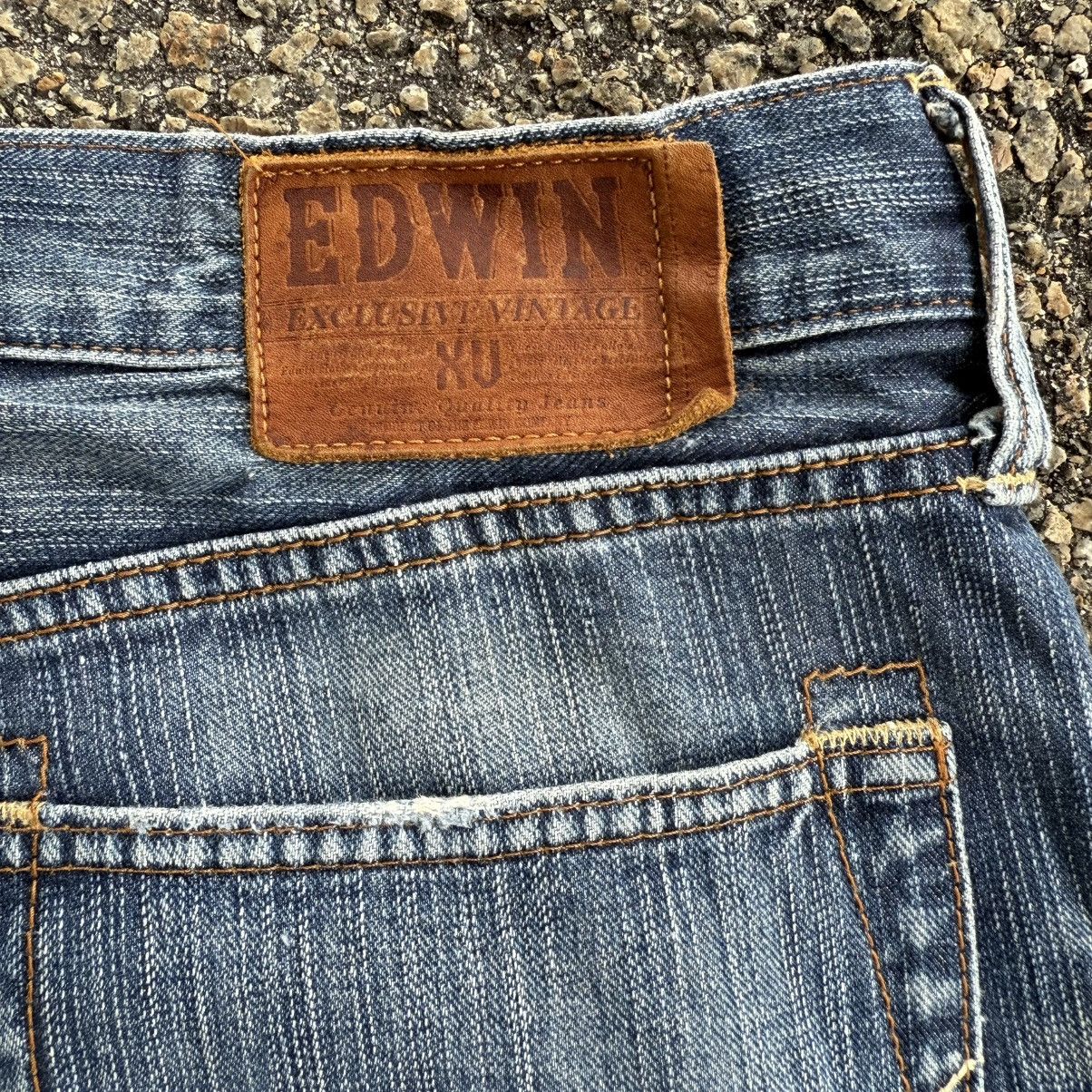 Edwin VINTAGE EDWIN FADED RIPPEP JEAN DENIM PANTS Size US 36 / EU 52 - 13 Thumbnail