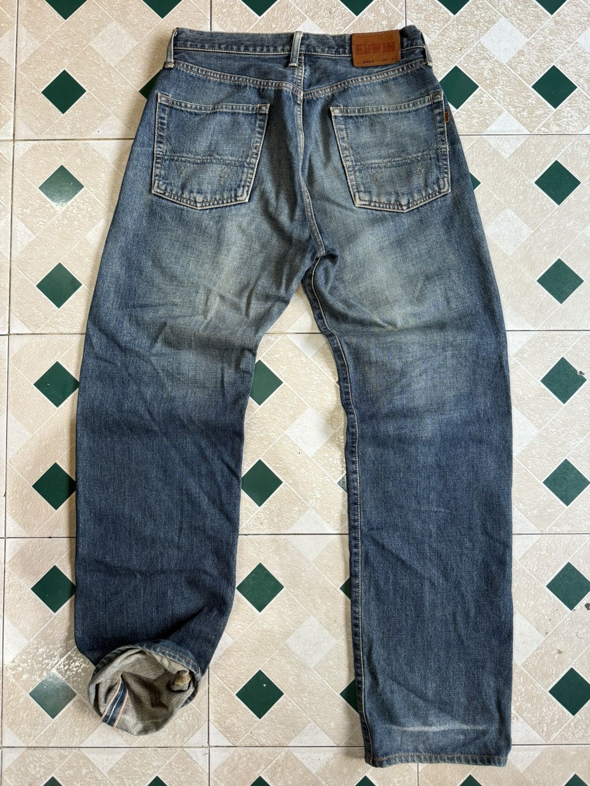 パンツ 00s EDWIN selvedge patchwork denim y2k 楽天市場】EDWIN エドウィン 505ZXX 60s SELVAGE VINTAGE