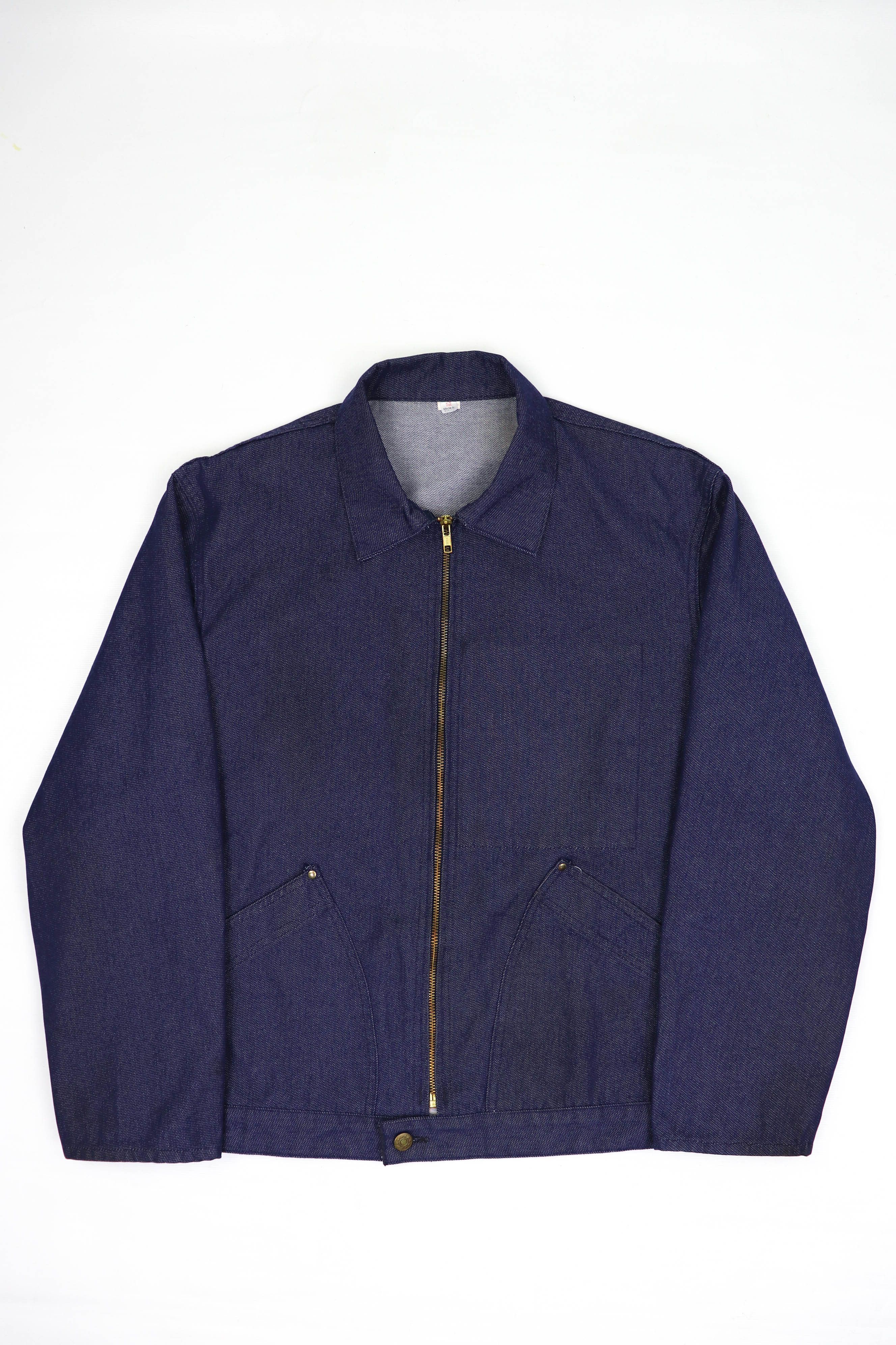 image of Le Laboureur x Le Mont St Michel Le Mont Saint-Martin Vintage France Made French Chore Jacket in Bl