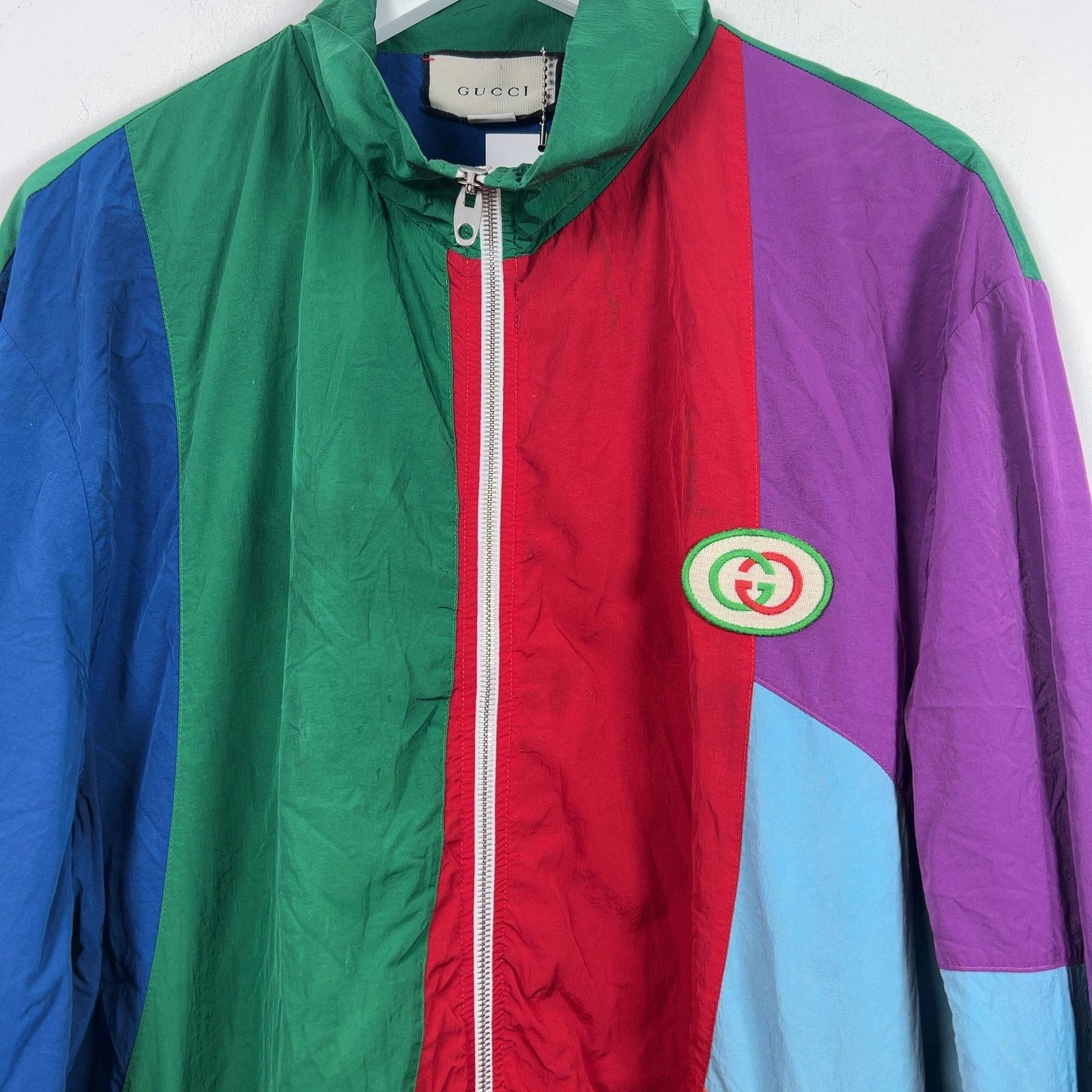 Gucci Gucci Colorblock Nylon Light Jacket Size US XL / EU 56 / 4 - 2 Thumbnail