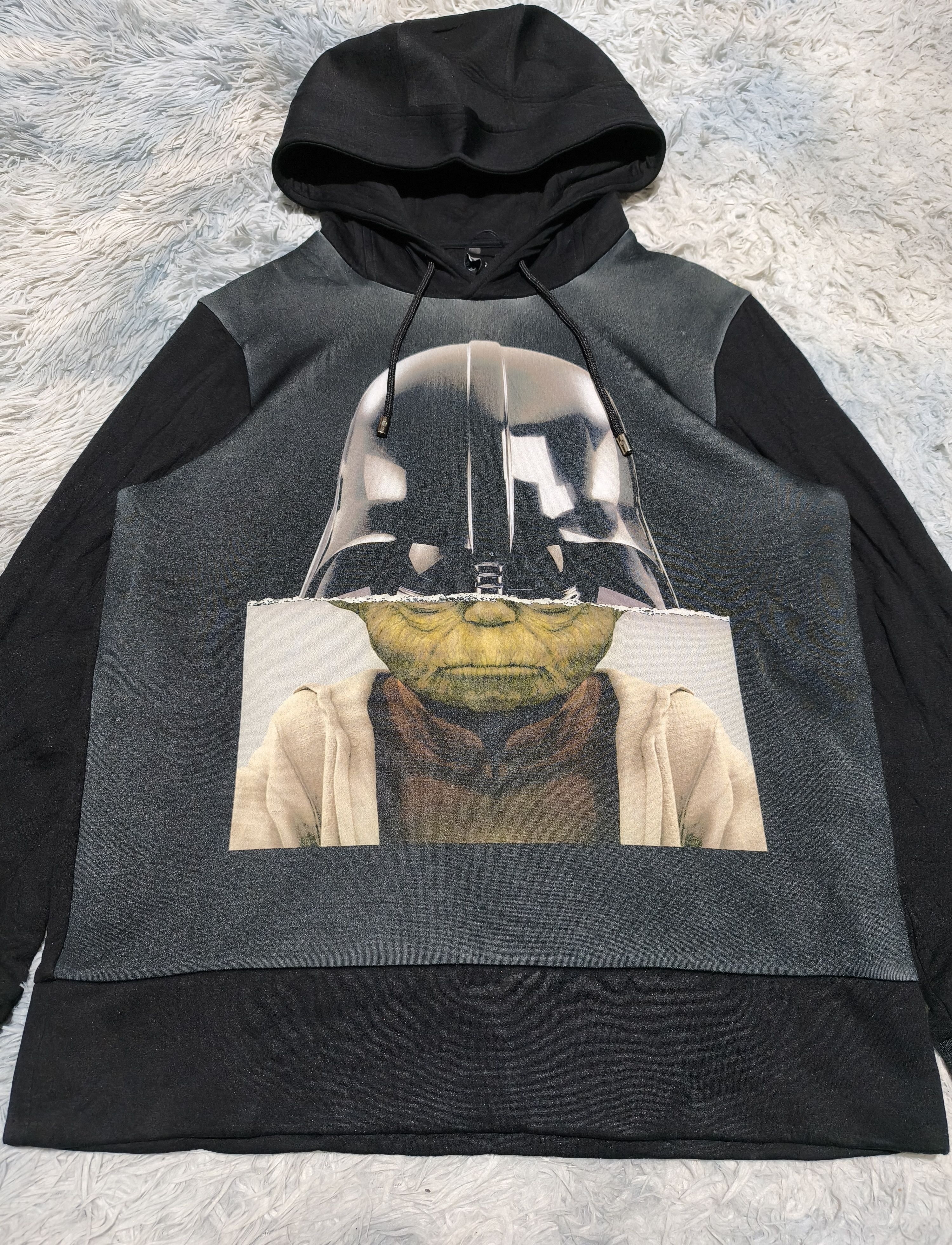 Neil Barrett Neil Barrett "Darth Yoda" Black Hoodie Sweatshirt Size US XS / EU 42 / 0 - 4 Thumbnail