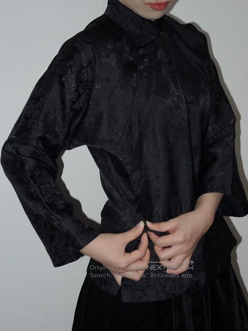 Comme des Garcons Comme Des Garcons Vintage Black Embroidered Chinese Cheong Size M / US 6-8 / IT 42-44 - 2 Thumbnail