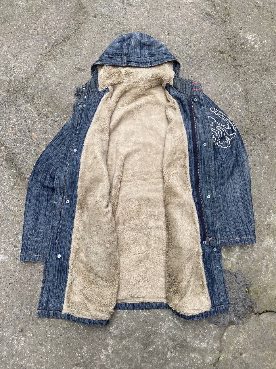 Japanese Brand × Vintage Diesel like if six was nine style mohair distressed jacket Size US XL / EU 56 / 4 - 9 Thumbnail