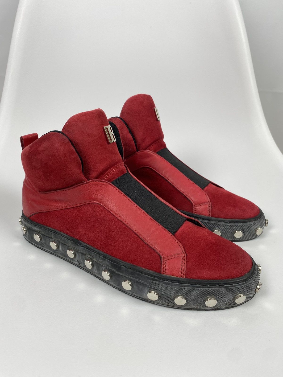 Dirk Bikkembergs Bikkembergs HiTop Sneakers Genuine Leather and Suede size 36 Size US 6 / IT 36 - 1 Thumbnail