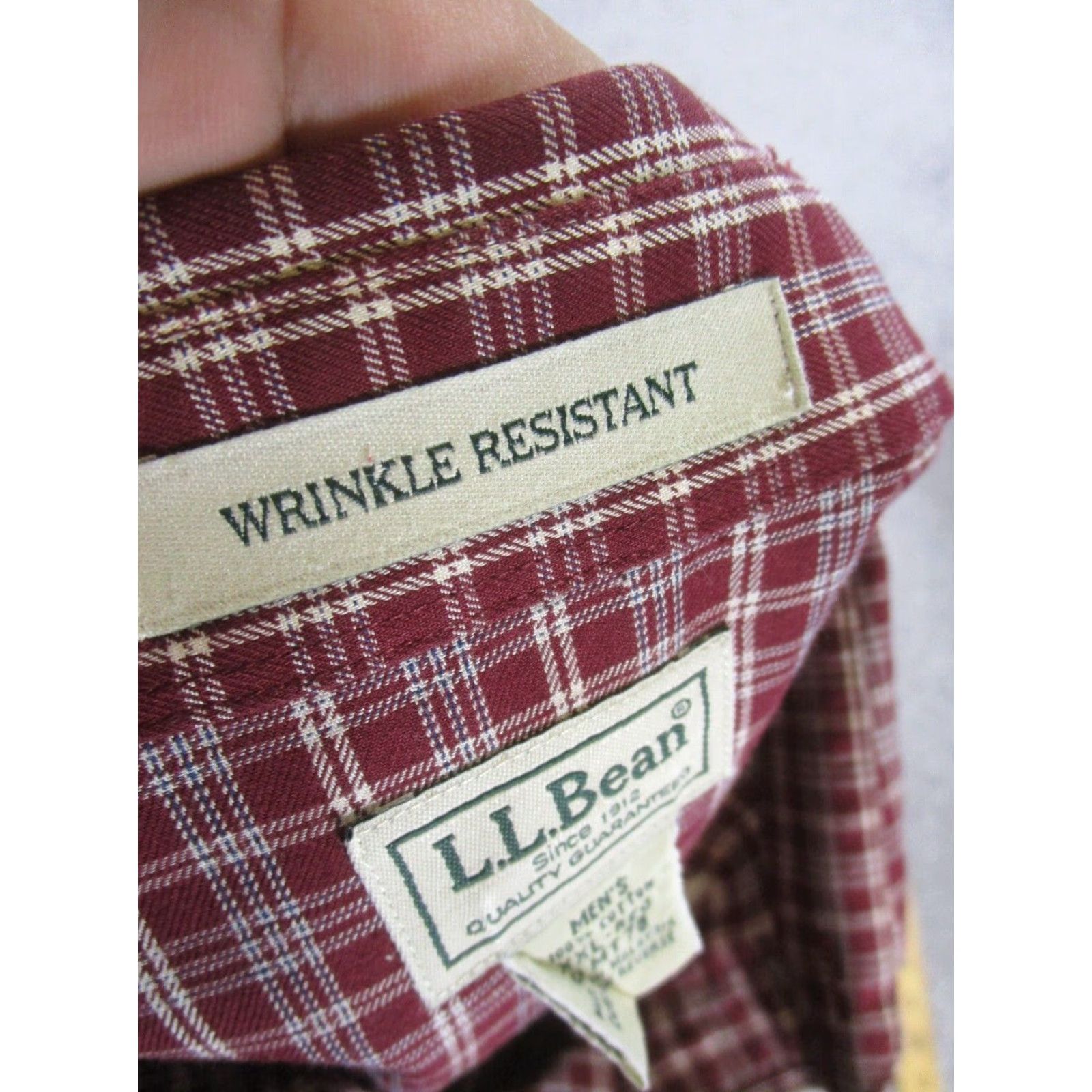 Vintage VINTAGE L.L. Bean Button-Up Shirt Mens 2XL Red Plaid Cotton Long Sleeve Outdoor Size US XXL / EU 58 / 5 - 7 Thumbnail