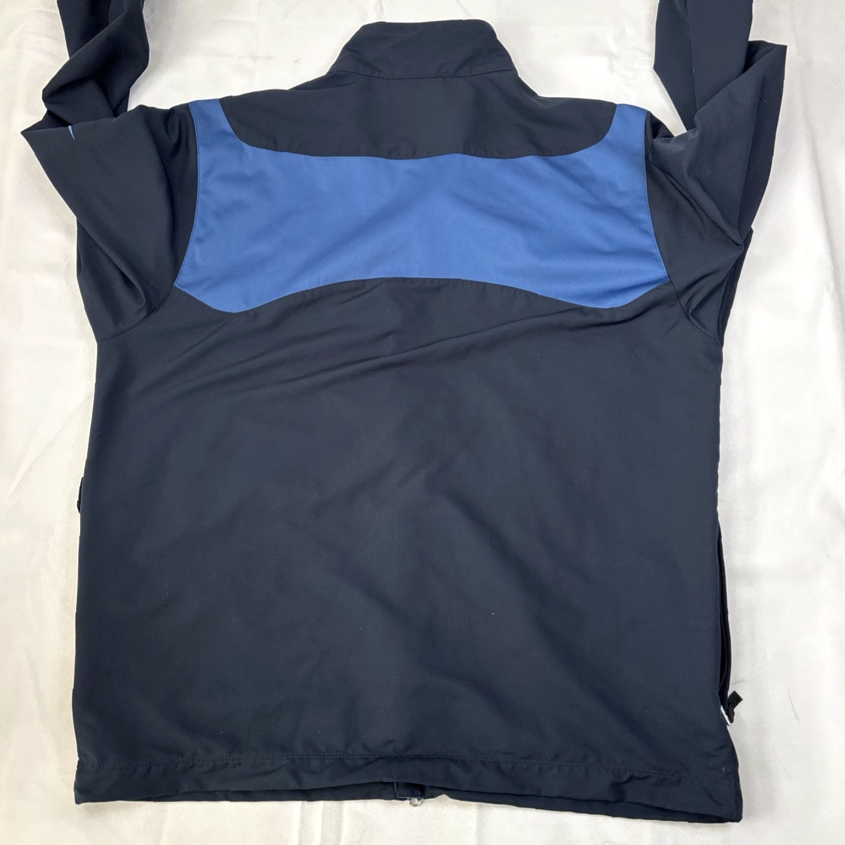 Nike Nike Golf Windbreaker Jacket Full Zip Men’s Large Black Blue Longsleeve Size US L / EU 52-54 / 3 - 5 Thumbnail