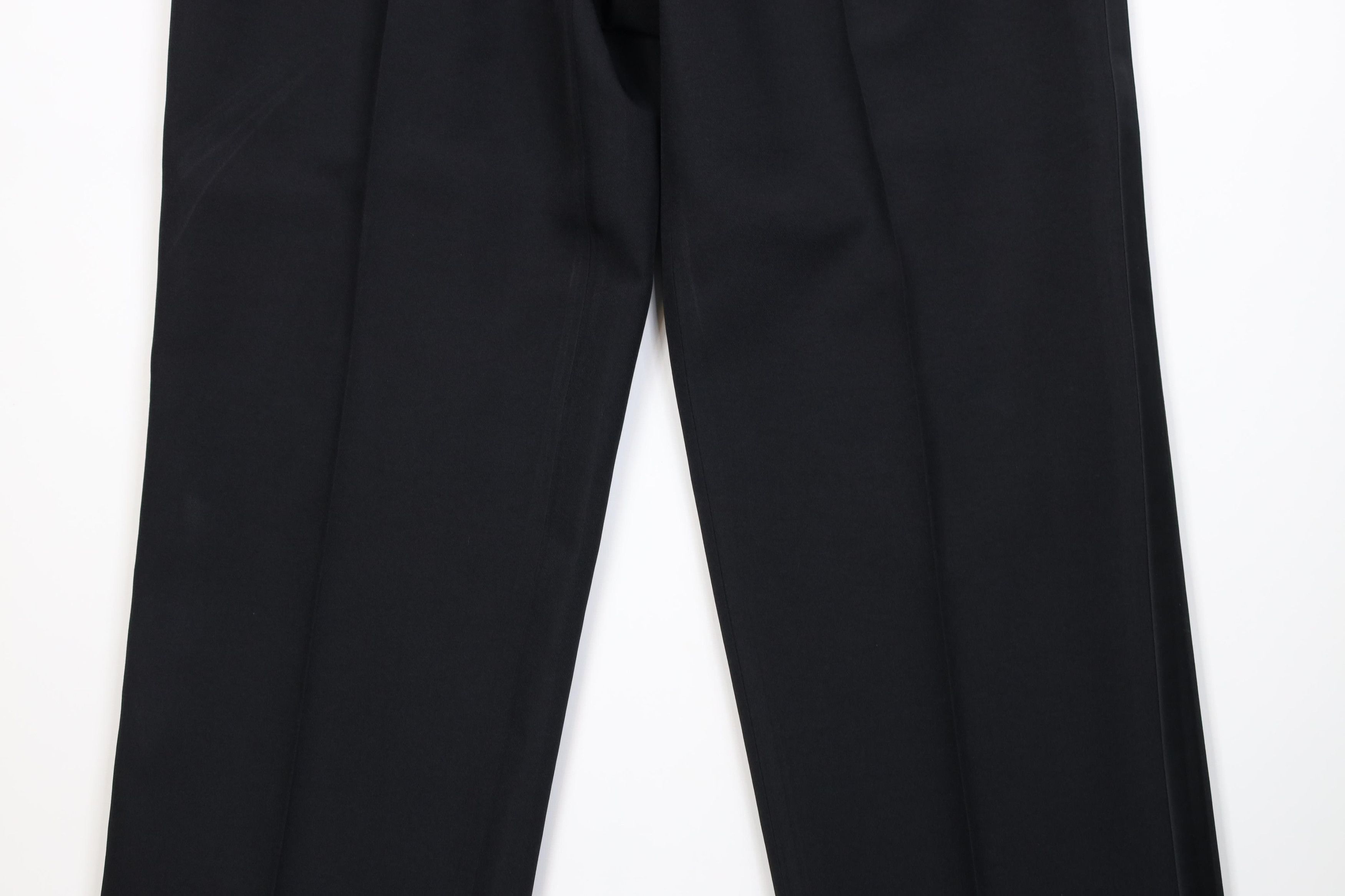 Vintage Vintage 90s Streetwear Buckle Waist Prom Tuxedo Pants Black Size US 36 / EU 52 - 3 Thumbnail