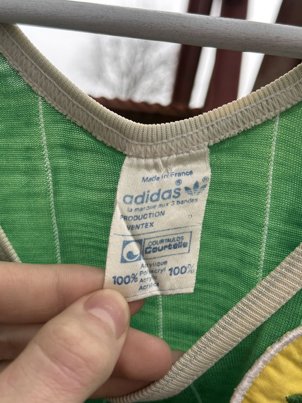 Adidas Vintage 80s Adidas Ventex "CEP Cortaillod" Running Singlet M Size US M / EU 48-50 / 2 - 8 Thumbnail