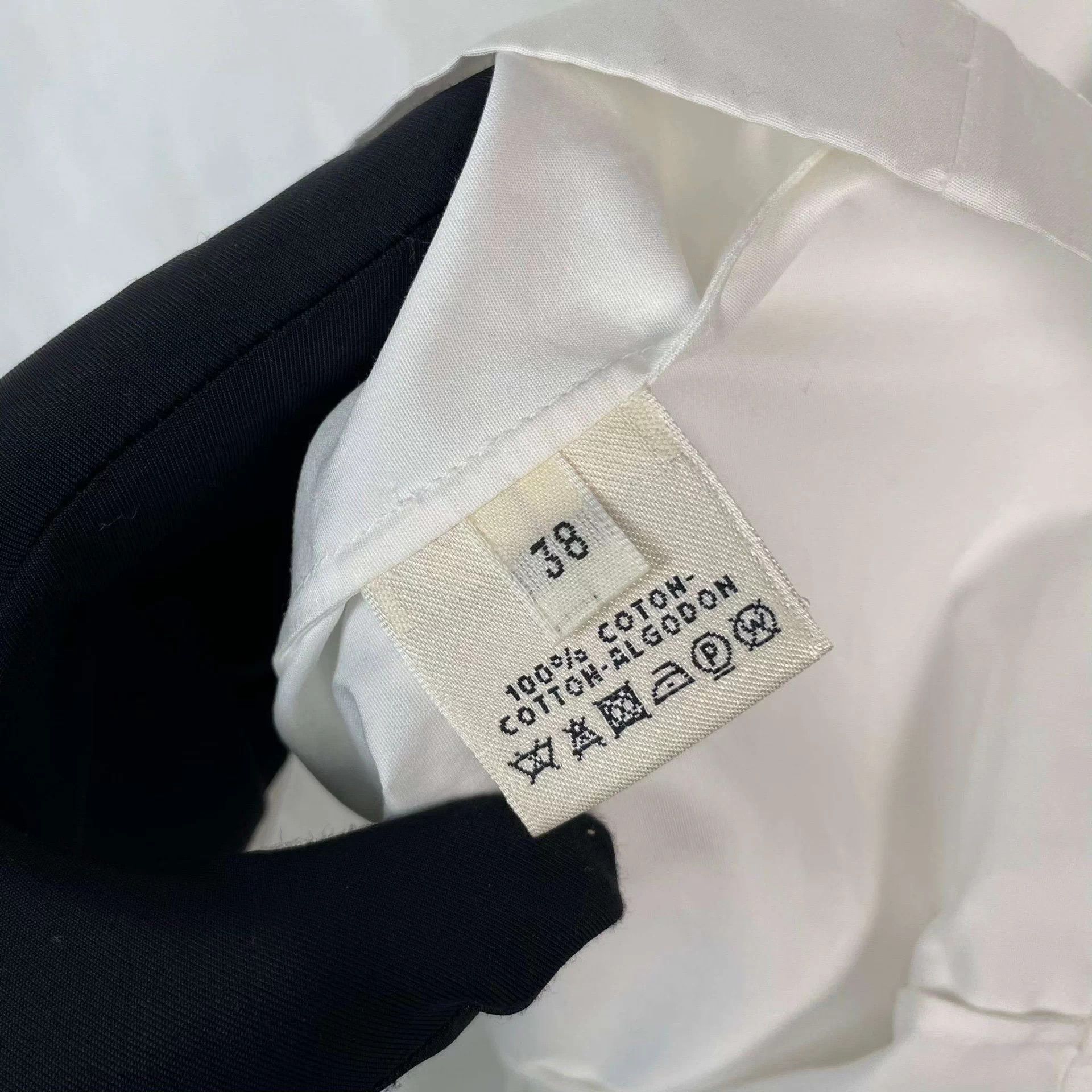 Hermes Hermes White Long Sleeve 38 Size S / US 4 / IT 40 - 4 Thumbnail
