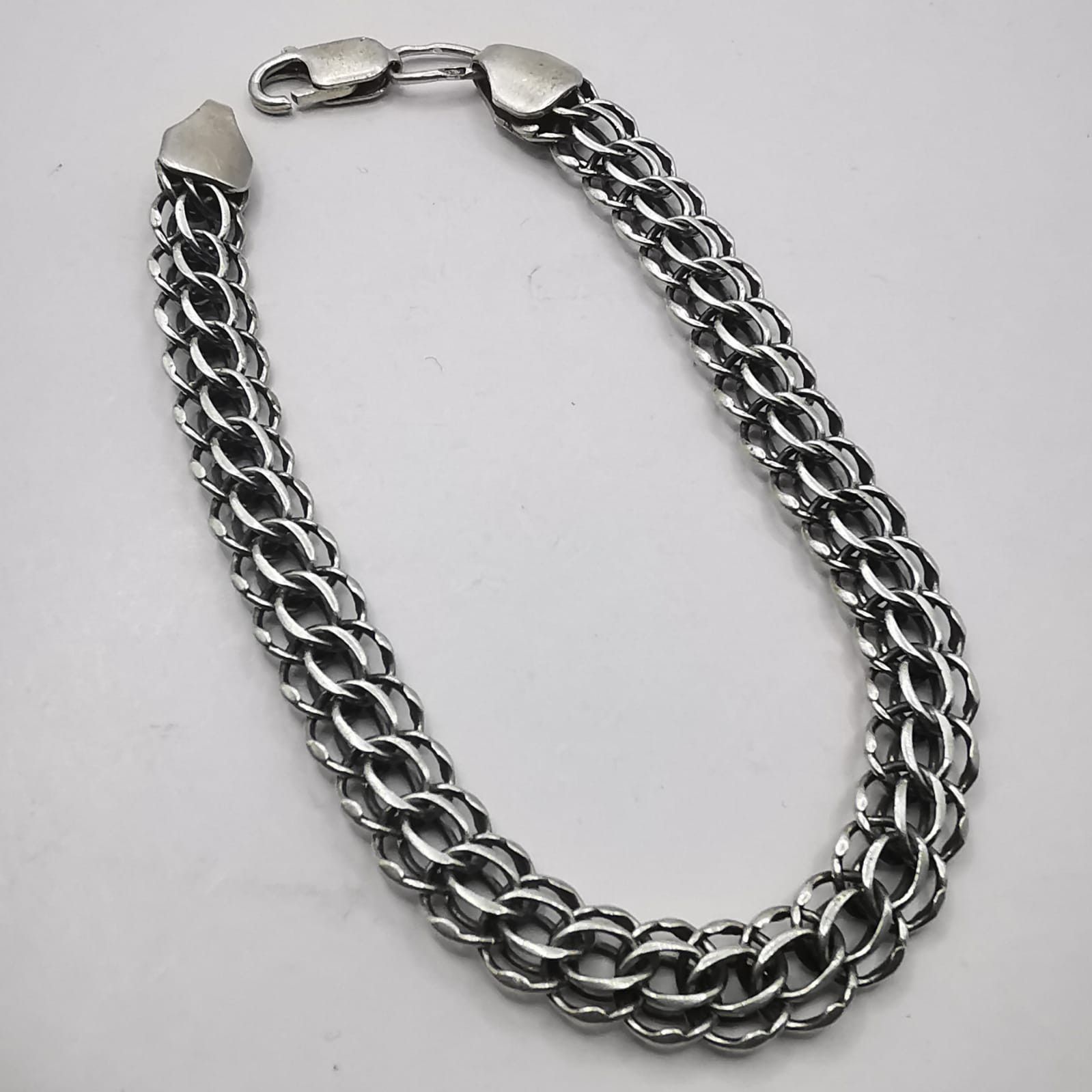 Sterling Silver × Vintage Vintage Bracelet Jewelry,925 Sterling Silver,Handmade 12,76g Size ONE SIZE - 3 Thumbnail