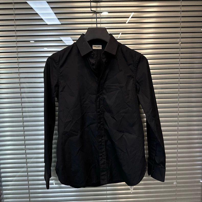 Saint Laurent Paris Saint Laurent size 36 Black long-sleeved shirt 2504-Nextar Size US M / EU 48-50 / 2 - 1 Thumbnail