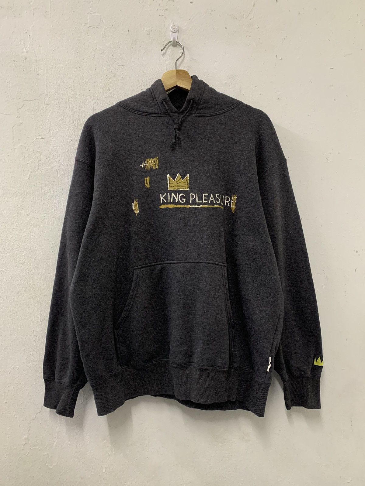 Uniqlo Vintage Uniqlo KING PLEASURE Jean Michel Basquait Hoodie Size US L / EU 52-54 / 3 - 1 Thumbnail