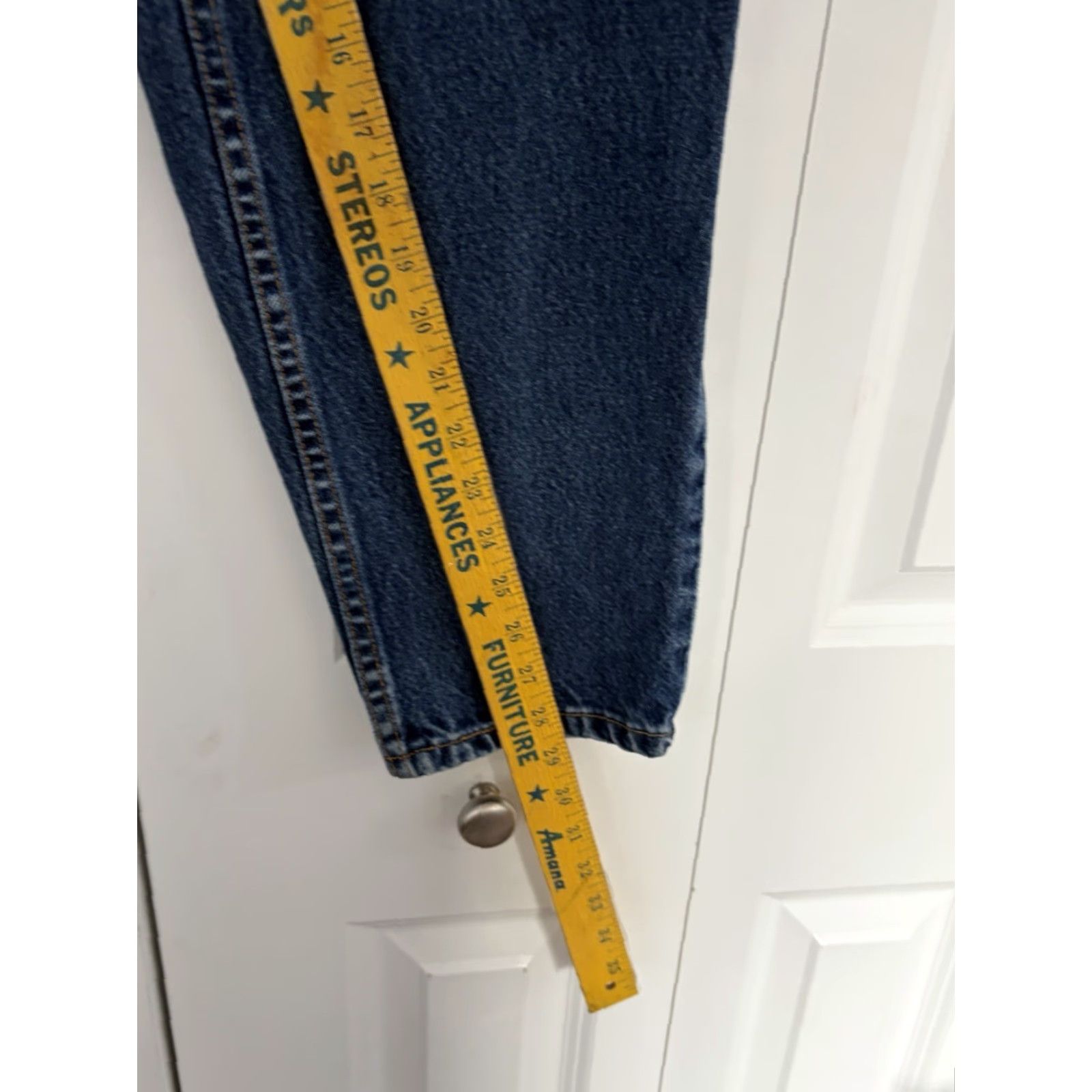 Levi's VINTAGE Levi's 550 Jeans Womens High Rise Relaxed Tapered Denim 14 Blue Size 36" / US 14 / IT 50 - 3 Thumbnail