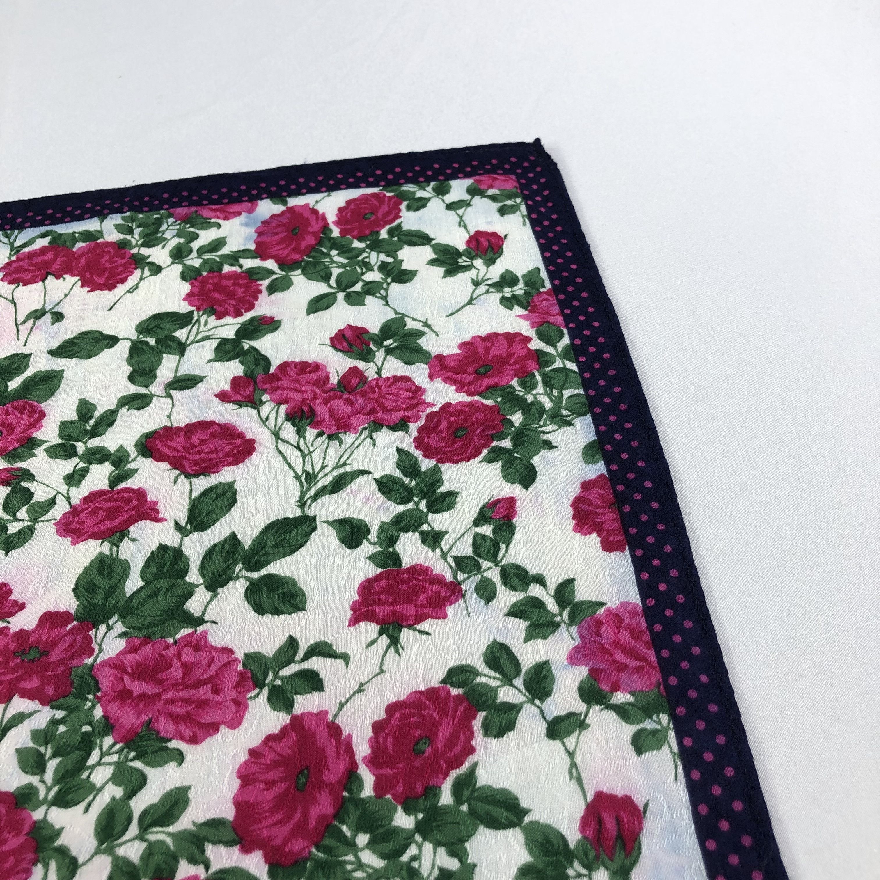 Yves Saint Laurent YSL Floral Handkerchief Neckerchief Bandana H1555 Size ONE SIZE - 6 Thumbnail