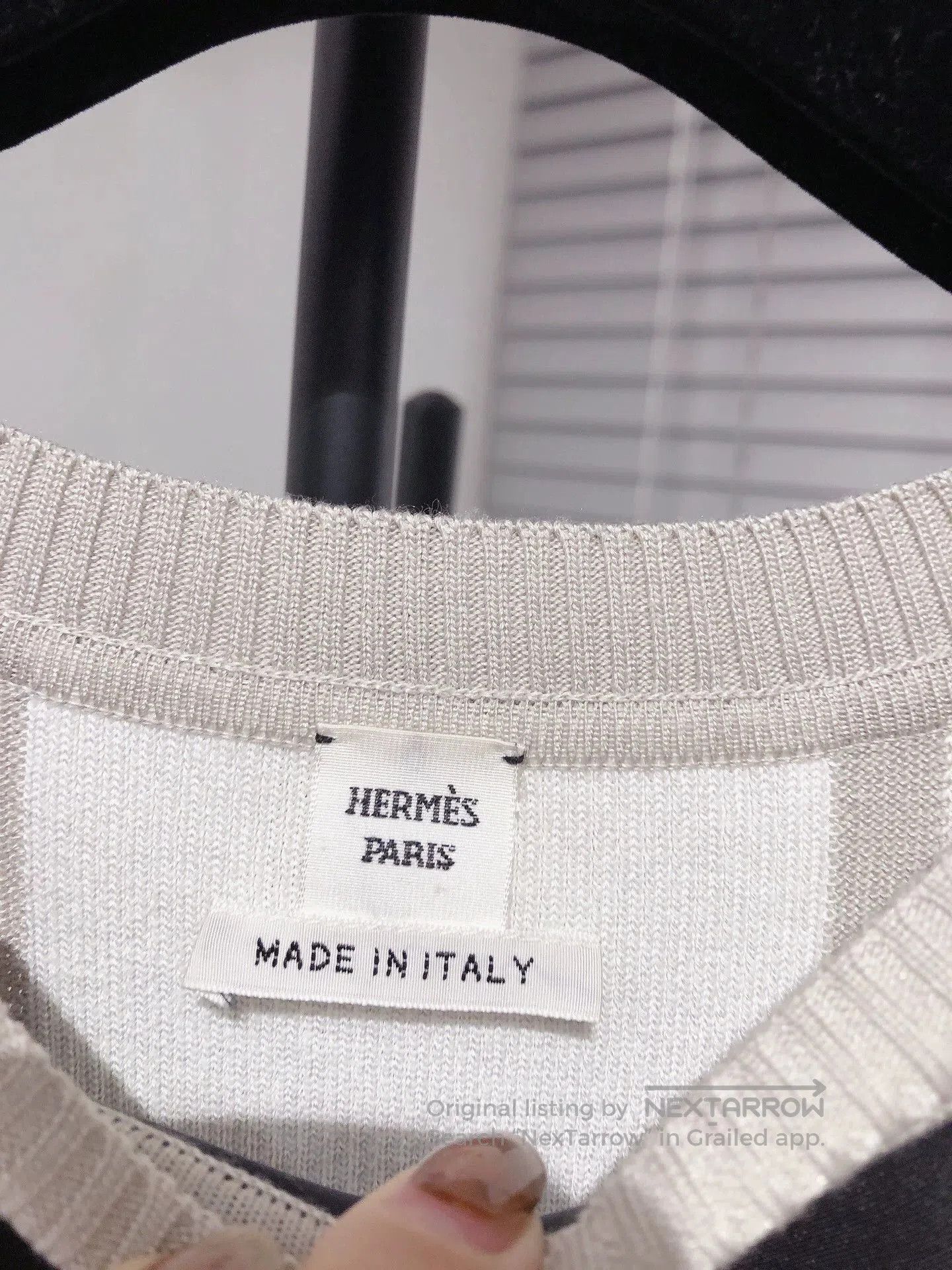 Hermes HERMES Silk Printed Knit Sweater Top. Size US S / EU 44-46 / 1 - 7 Thumbnail