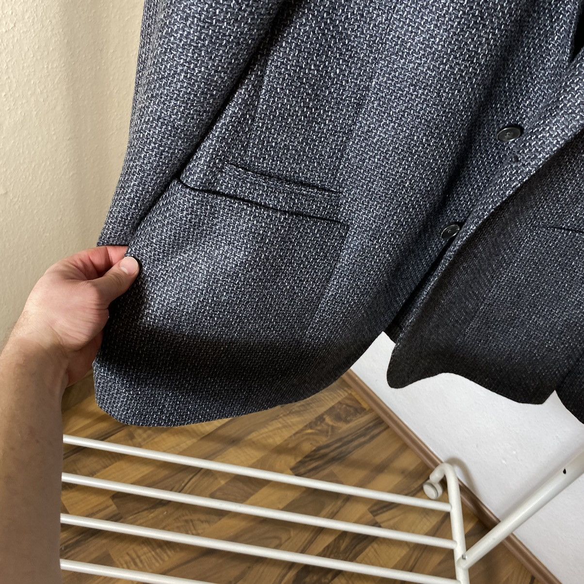 Z Zegna Knit Wool and Cashmere Blazer Z Zegna gray Size US XL / EU 56 / 4 - 14 Thumbnail