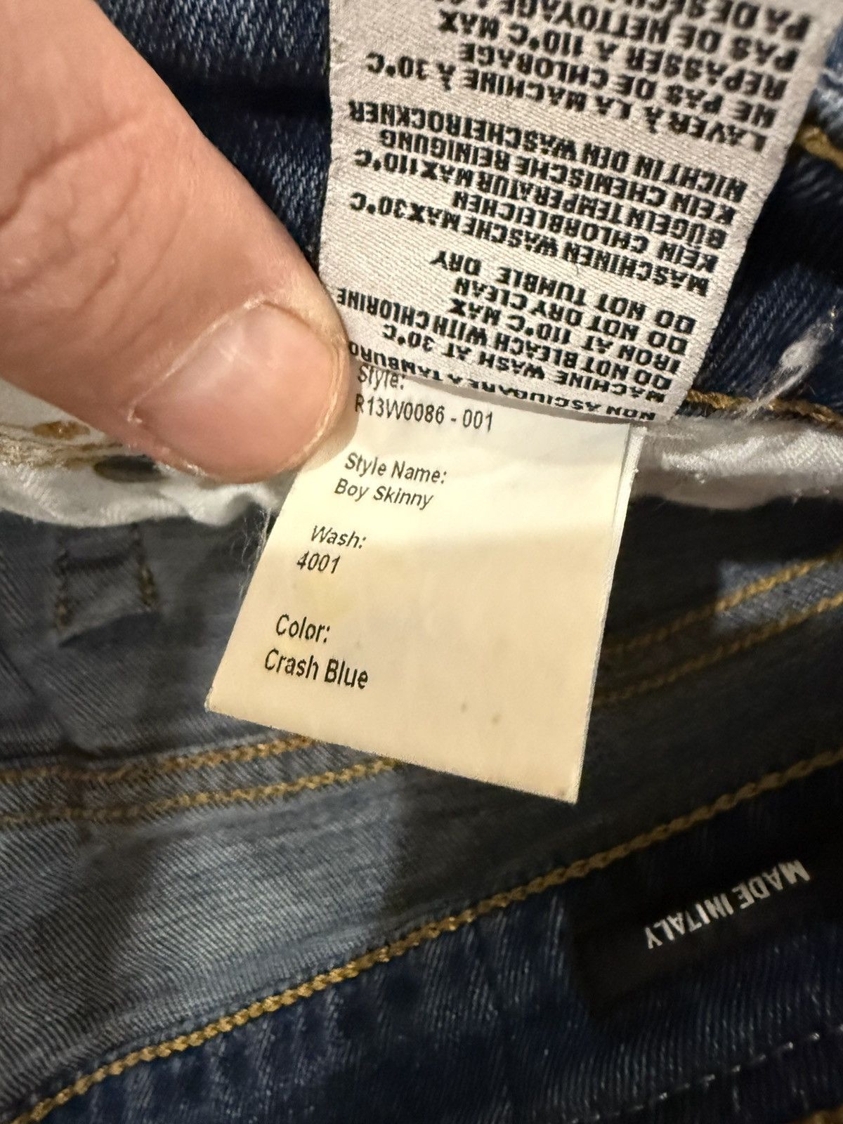 R13 Very nice Size 26" / US 2 / IT 38 - 6 Thumbnail