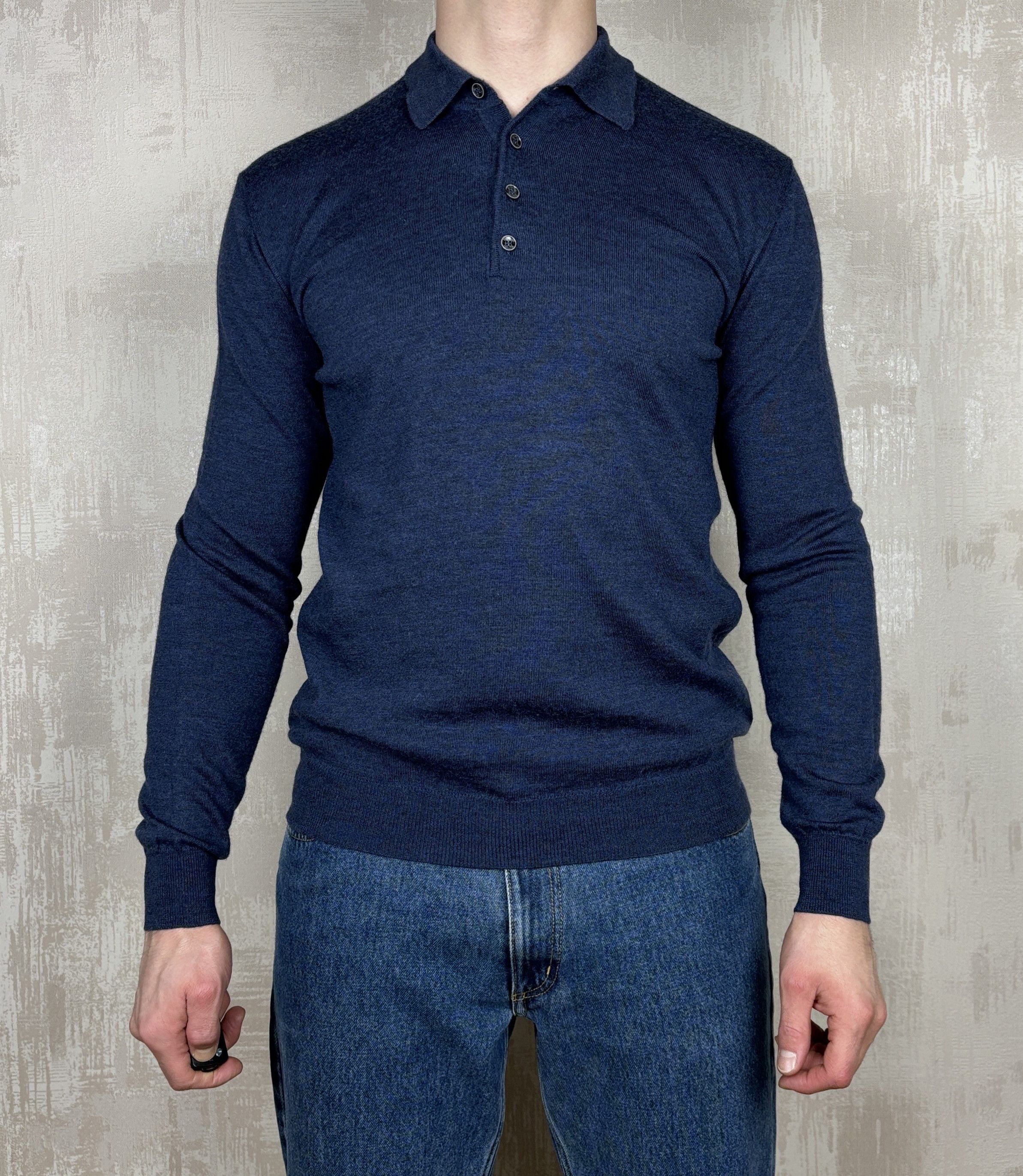 Other Ferrante Merino Wool Polo Collar Sweater Size 54 (XL) Size US XL / EU 56 / 4 - 3 Thumbnail