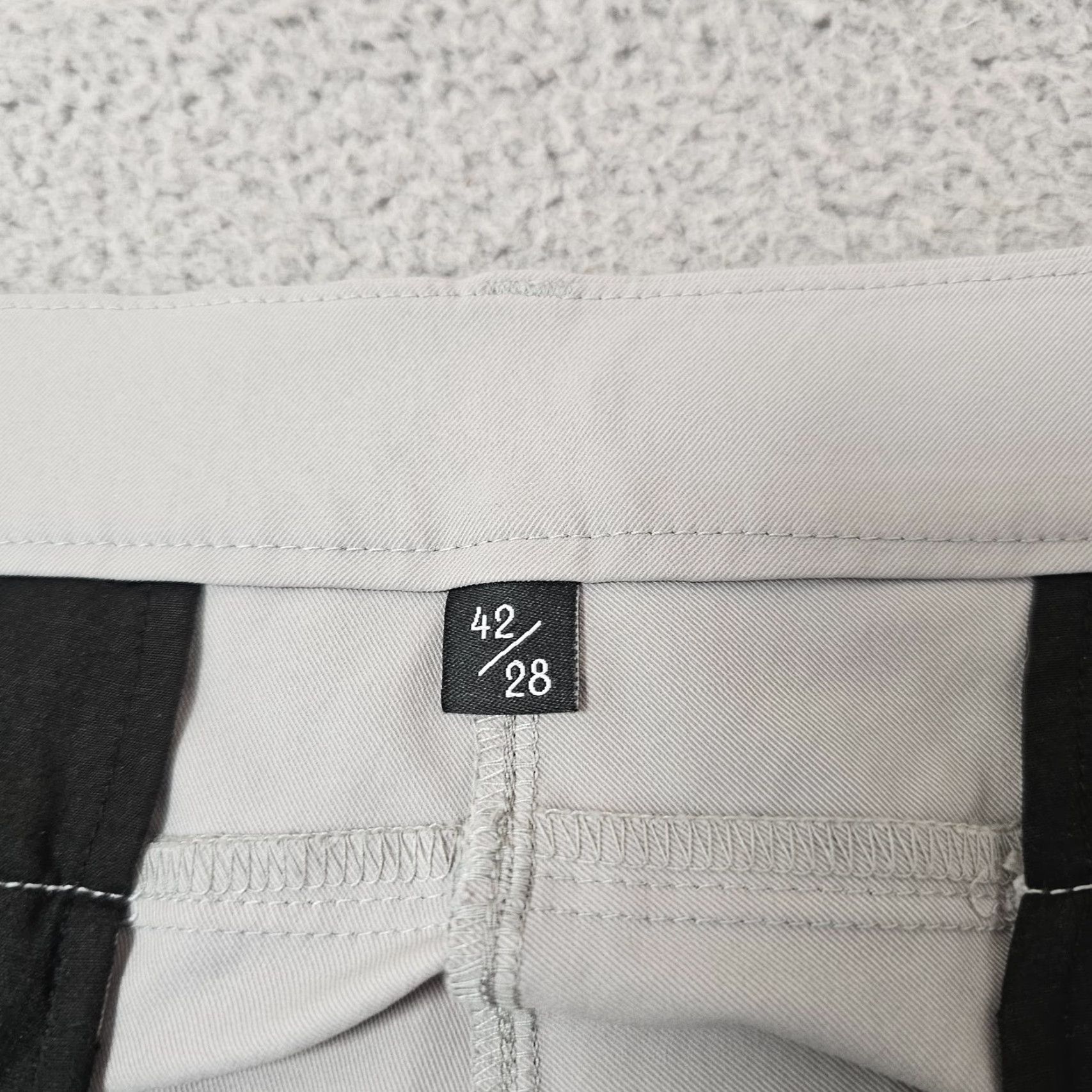 Vintage Public Rec Pants Mens 42x25 Gray Performance Stretch Polyester Golf Lightweight Size US 42 / EU 58 - 3 Thumbnail