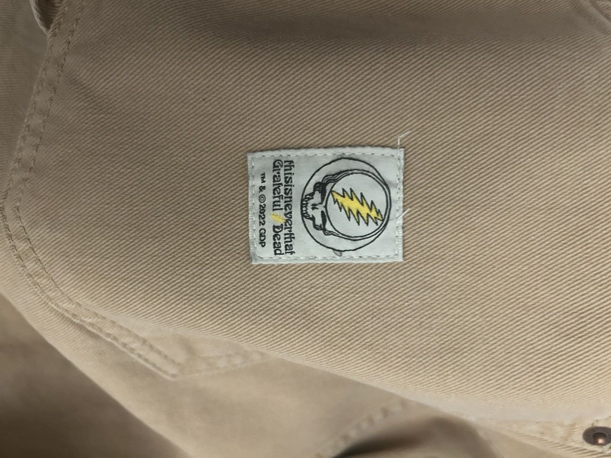 Grateful Dead thisisneverthat x Grateful Dead Carpenter Pants Tan Size US 36 / EU 52 - 6 Thumbnail