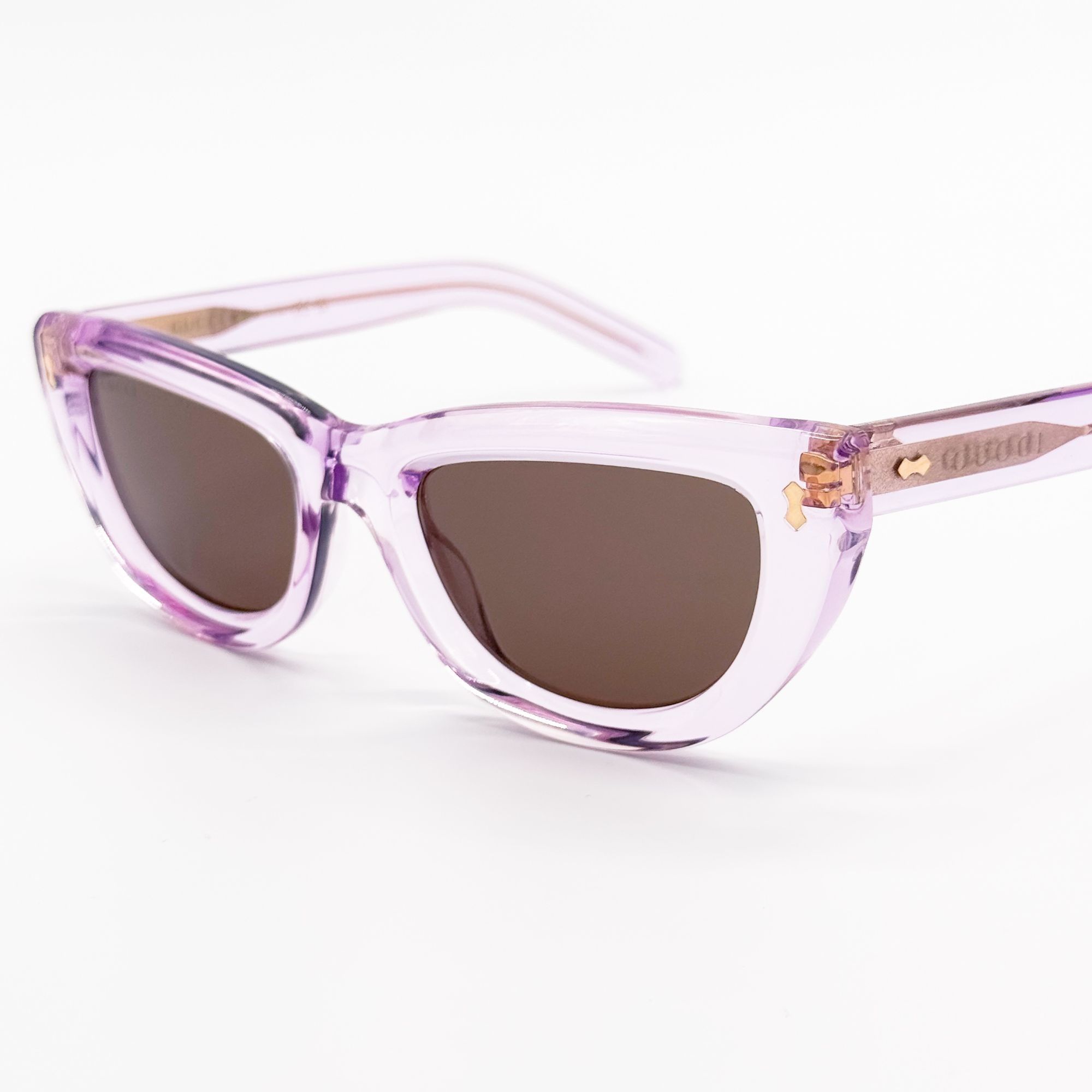 Gucci NEW GG1521S 004 GUCCI PURPLE BROWN WOMEN CAT EYE SUNGLASSES Size ONE SIZE - 8 Thumbnail