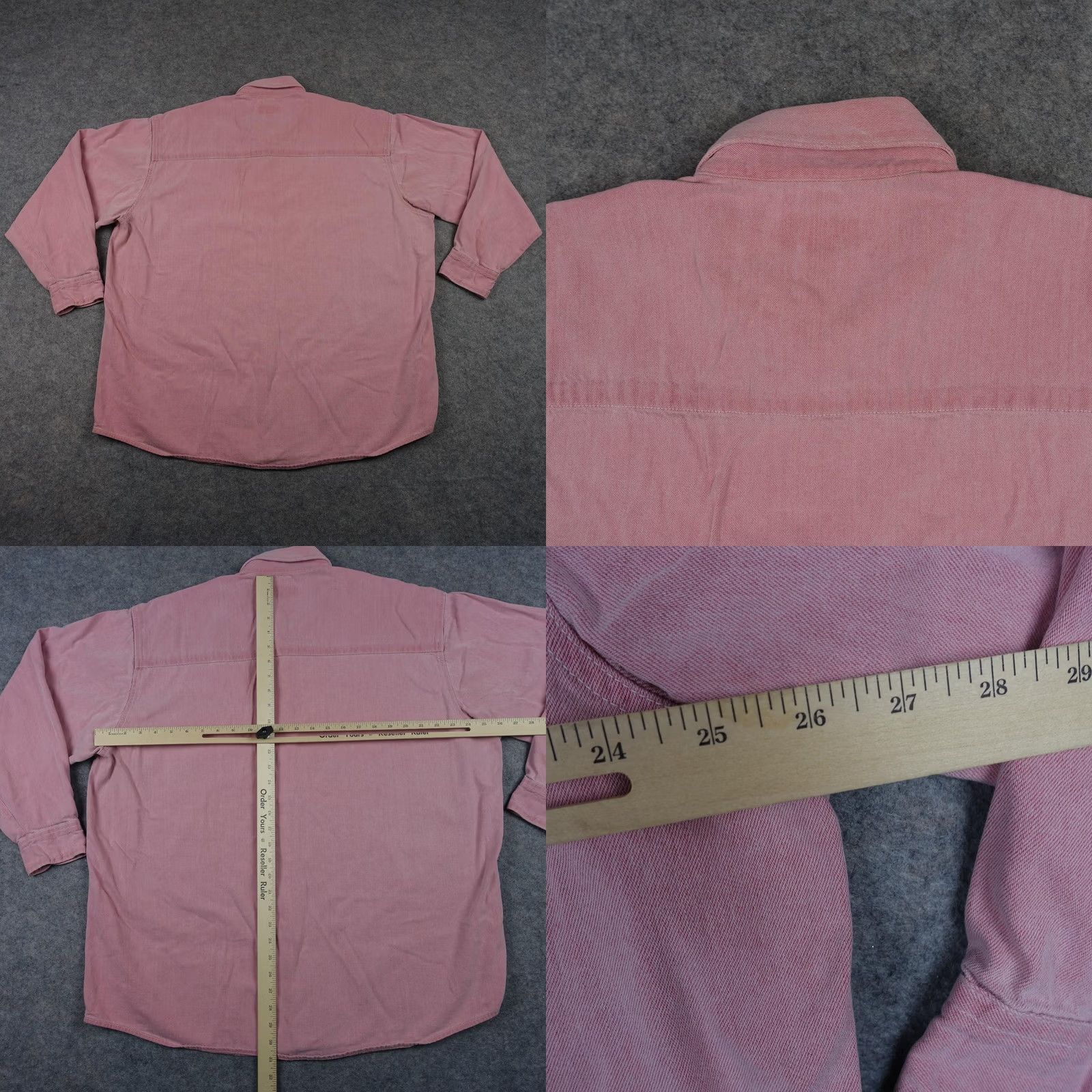Vintage VINTAGE Three Rivers Shirt Mens XL Pink Twill Button-Down Long Sleeve Denim VTG Size US XL / EU 56 / 4 - 8 Thumbnail