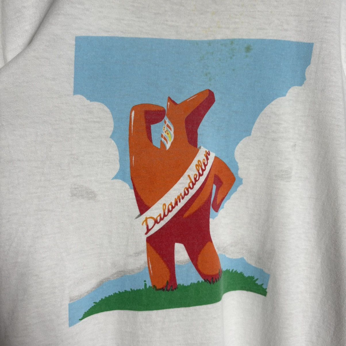 Vintage Vintage 90s Dalamodella Single Stitch Graphic T-Shirt Size US L / EU 52-54 / 3 - 2 Thumbnail