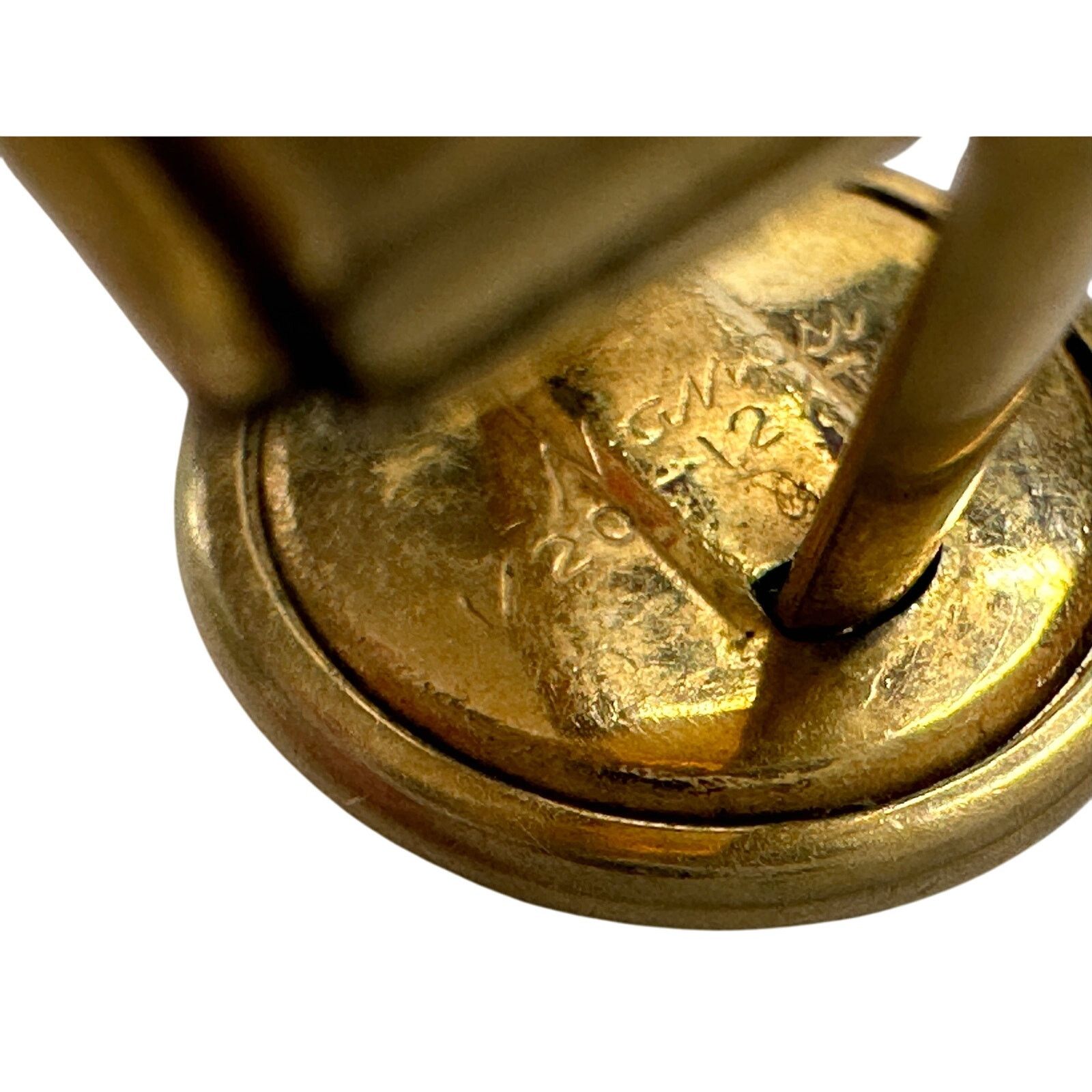 Other Nanasi 12kt Gold Filled Men's Cufflinks - Script EB Initials Size ONE SIZE - 8 Thumbnail