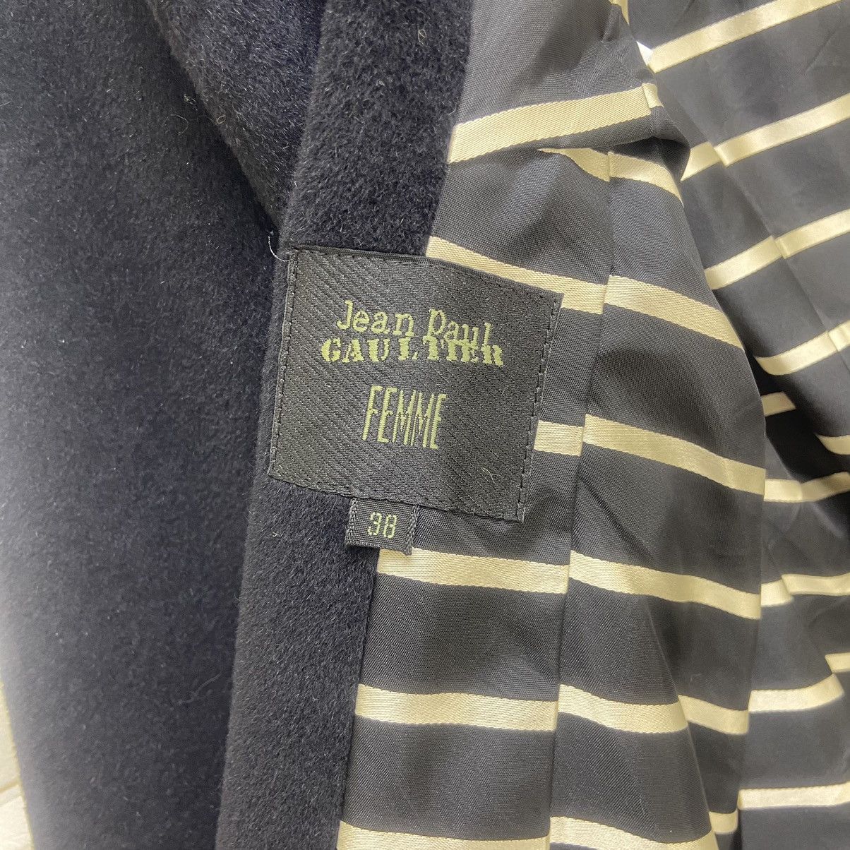 Jean Paul Gaultier 🔥Jean Paul Gaultier Wool Long Coat Size XS / US 0-2 / IT 36-38 - 14 Thumbnail