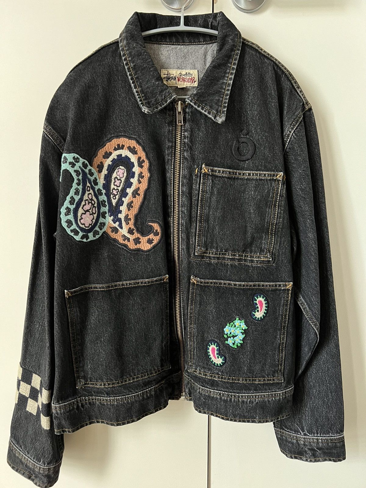 STUSSY NOMA DENIM JACKET M