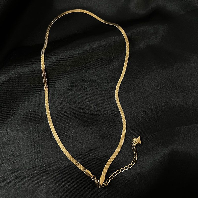 Jewelry Streetwear Titanium Chain Necklace Size ONE SIZE - 2 Thumbnail