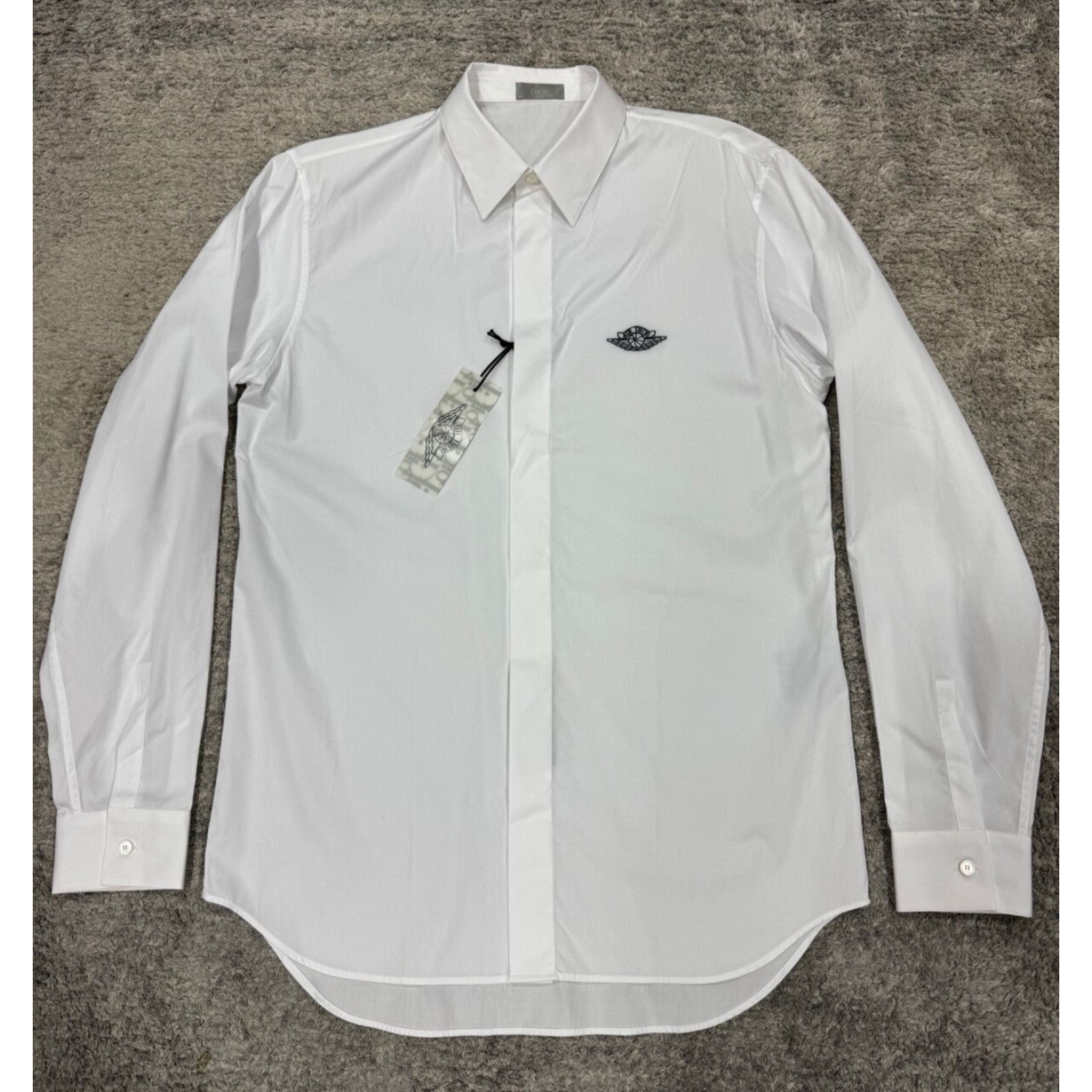 Dior Air Dior Jordan Wing Basketball White Logo Long Sleeve Size US XXS / EU 40 - 3 Thumbnail
