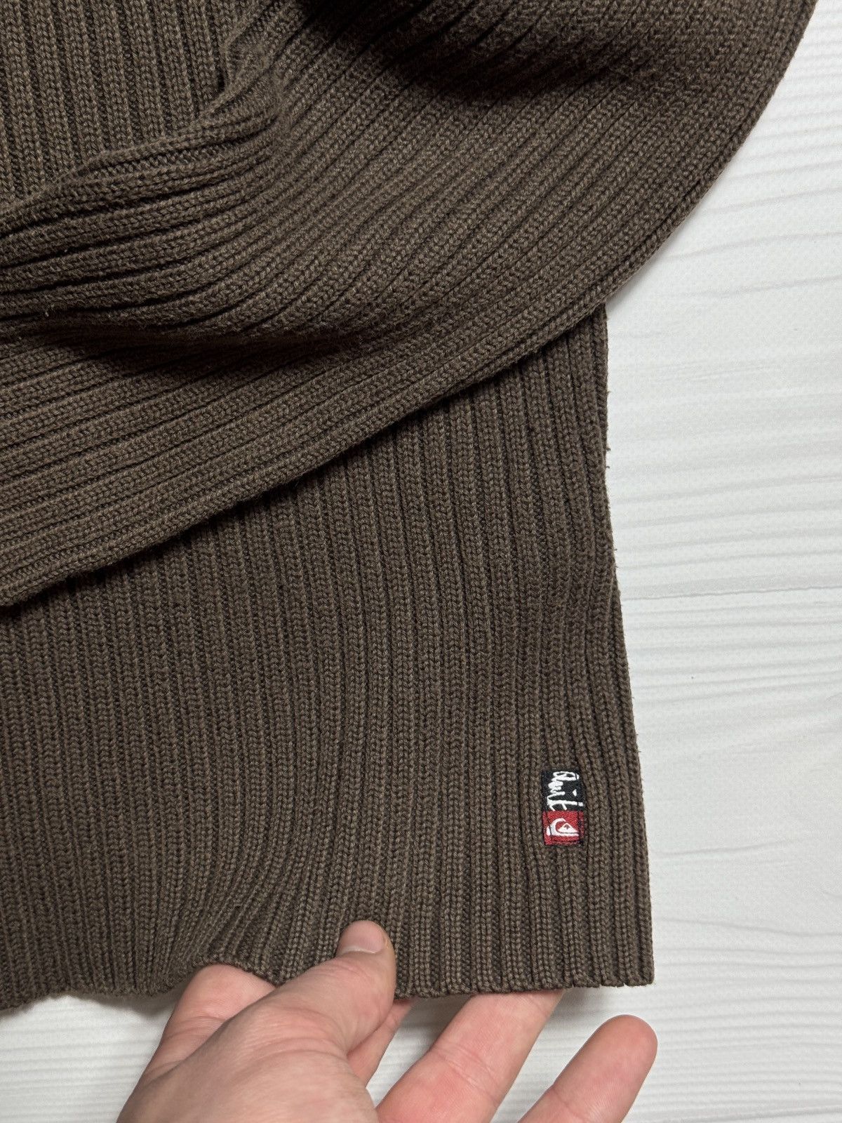 Quiksilver × Vintage Vintage 90's Japanese Quiksilver Striped Knitwear Sweater Size US S / EU 44-46 / 1 - 3 Thumbnail
