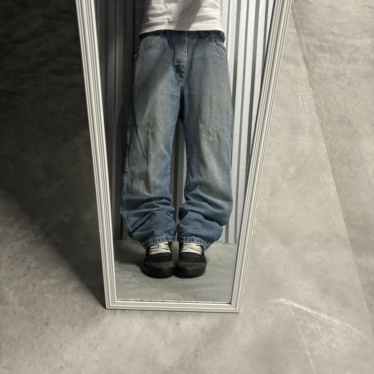Japanese Brand Crazy Vintage Y2K/2000s Grunge Medium Wash Denim Jeans! Size US 32 / EU 48 - 1 Thumbnail