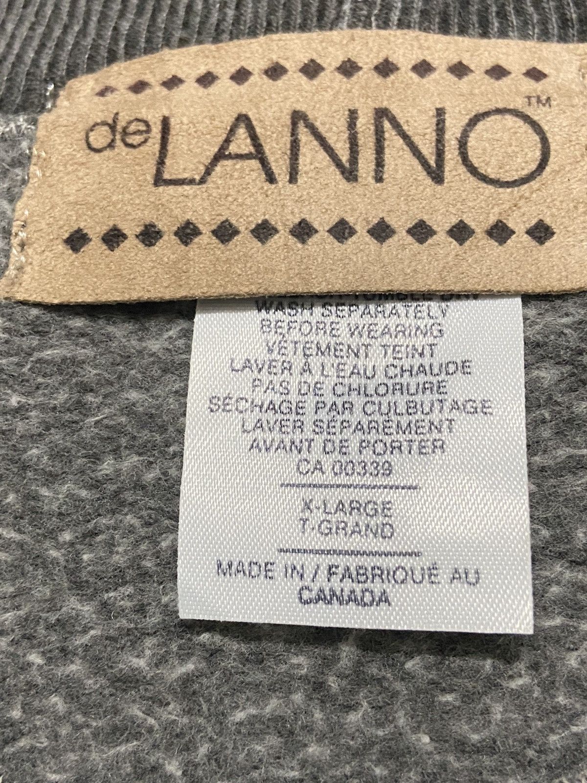 Vintage Vintage 90s de LANNO Yellowstone Washed Sweatshirt Size US XL / EU 56 / 4 - 3 Thumbnail