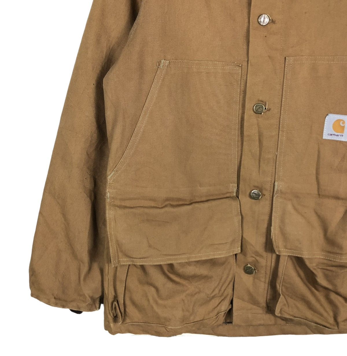 Carhartt 🔥VINTAGE CHORE WORK JACKET CARHARTT CB256 BLANKET LINING Size US M / EU 48-50 / 2 - 8 Thumbnail