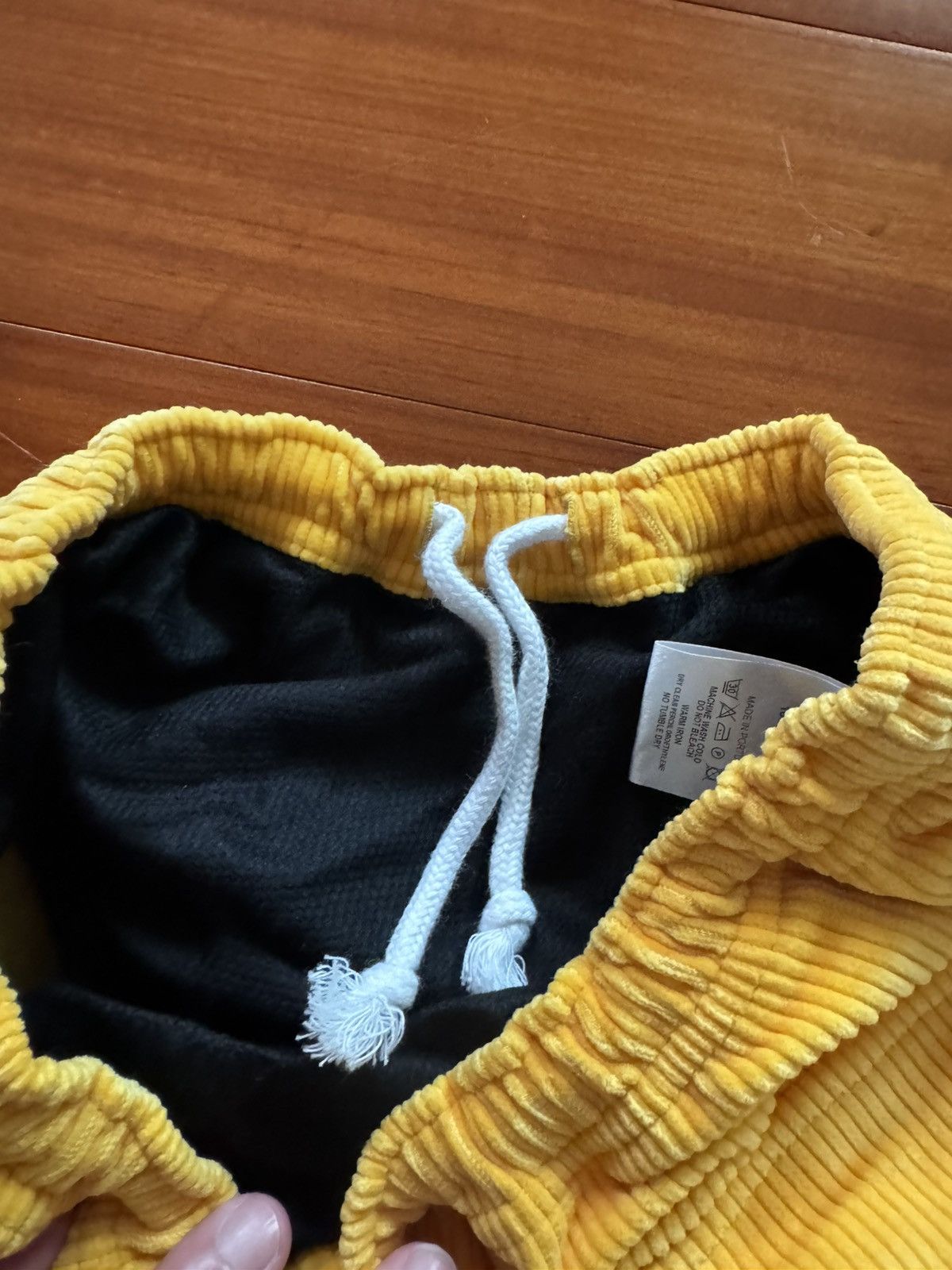 Noah Noah Yellow Corduroy Knee up Shorts Size US 32 / EU 48 - 4 Thumbnail