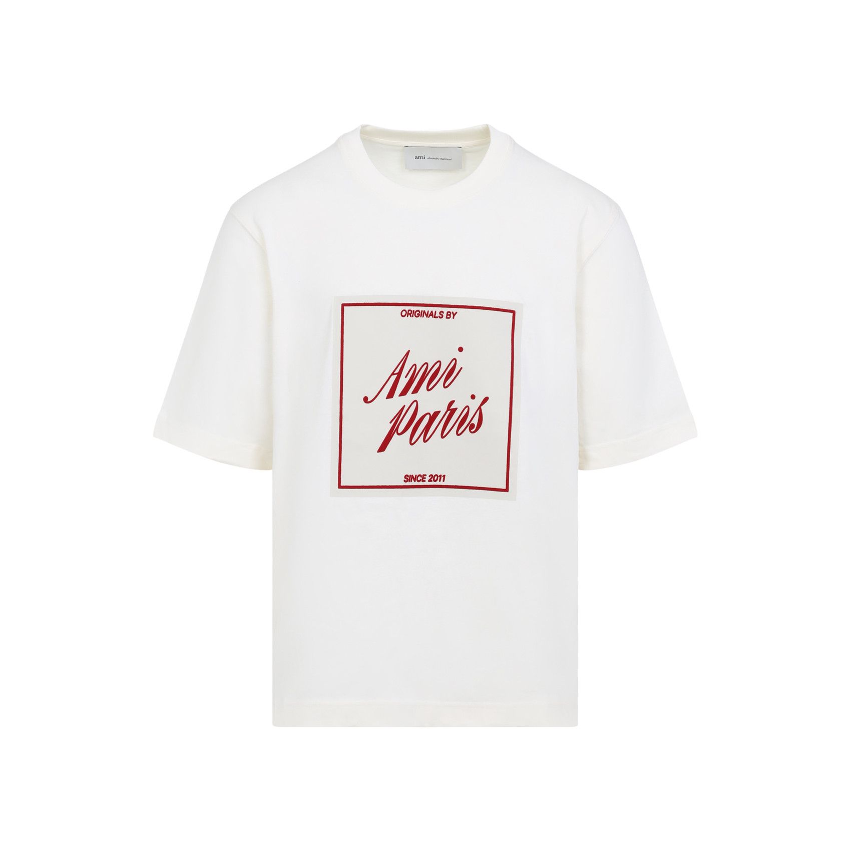 AMI Ami Boxy Fit Short Sleeves T-Shirt Size US S / EU 44-46 / 1 - 1 Thumbnail