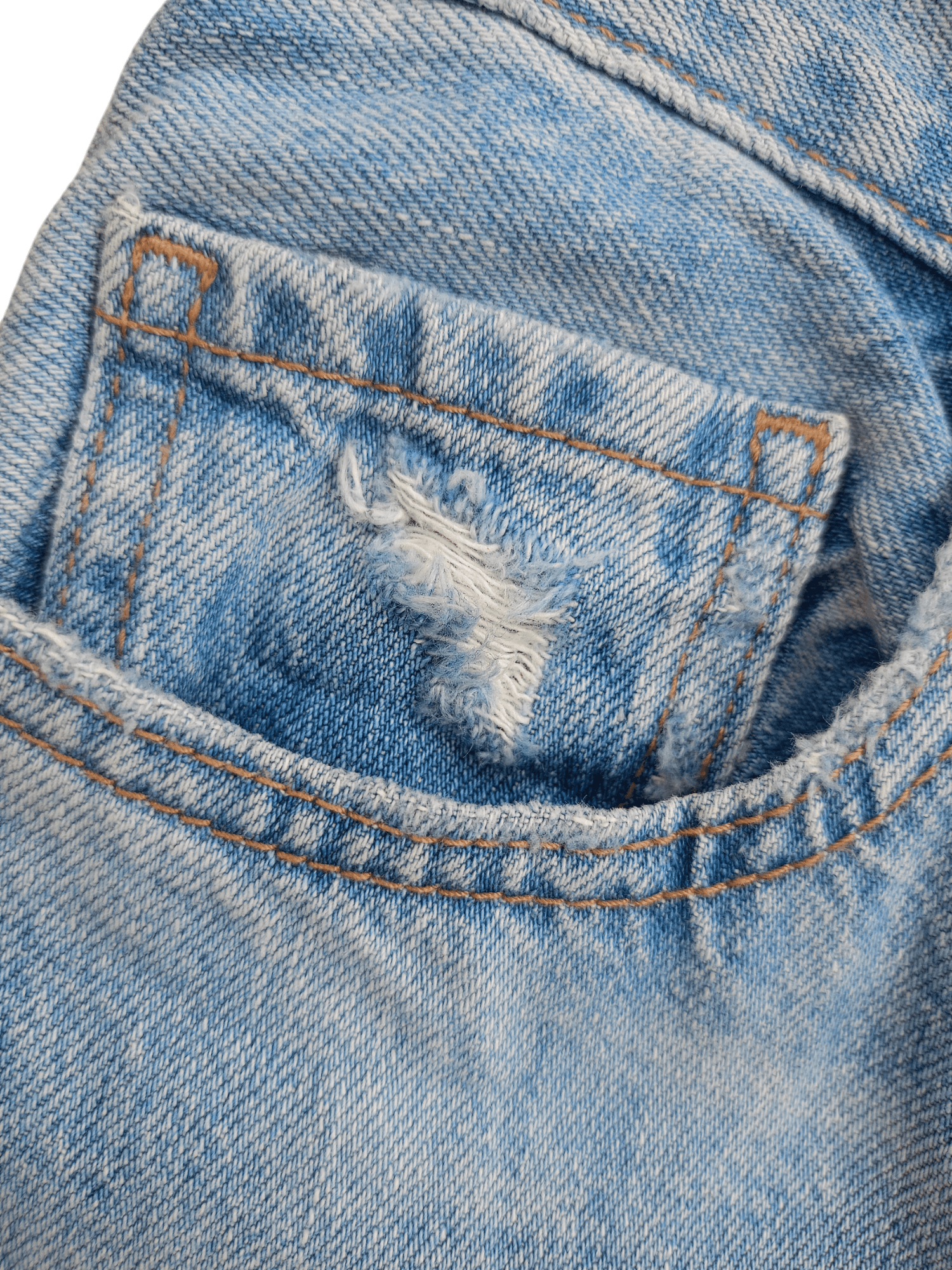 Kaihara Denim × Uniqlo × Vintage UNIQLO Regular, Straight Cut Distressed Vintage Denim Size US 26 / EU 42 - 10 Thumbnail