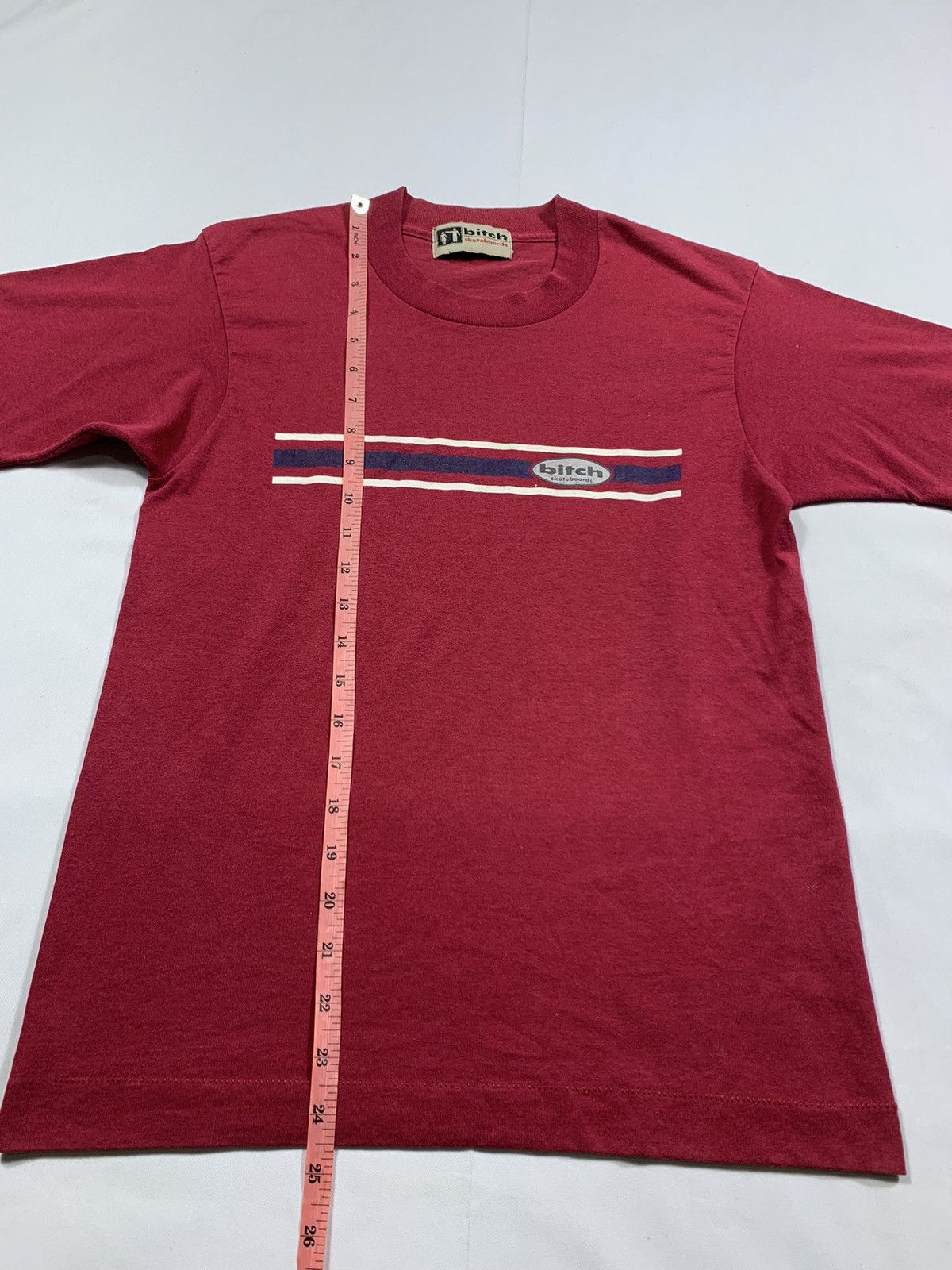 Santa Cruz Skateboards × Vintage 90's BITCH Skateboards Tee Size US S / EU 44-46 / 1 - 6 Thumbnail