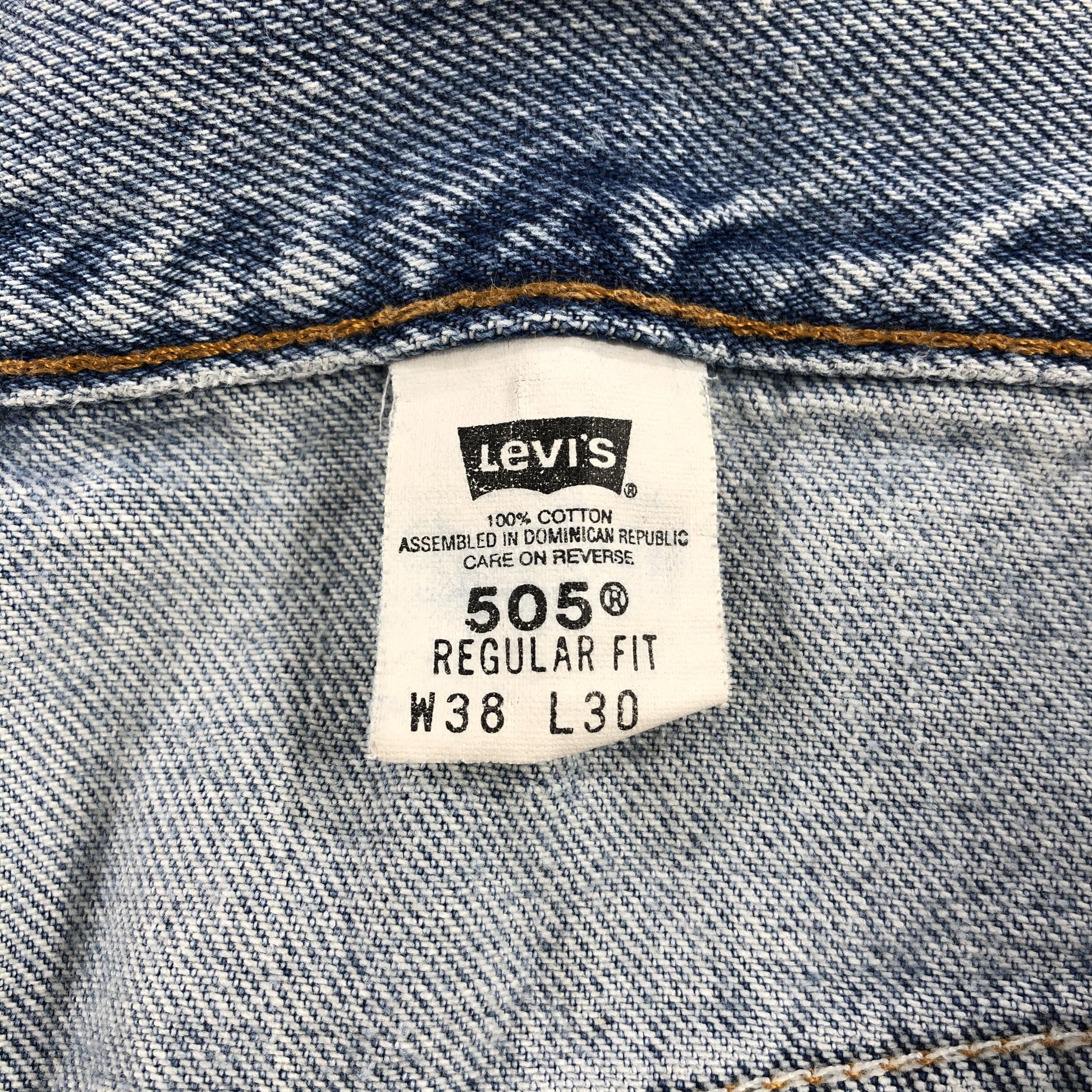 Levi's × Vintage Vintage 90s Light Wash Levis 505 Jeans-JM1287 Size US 36 / EU 52 - 12 Thumbnail