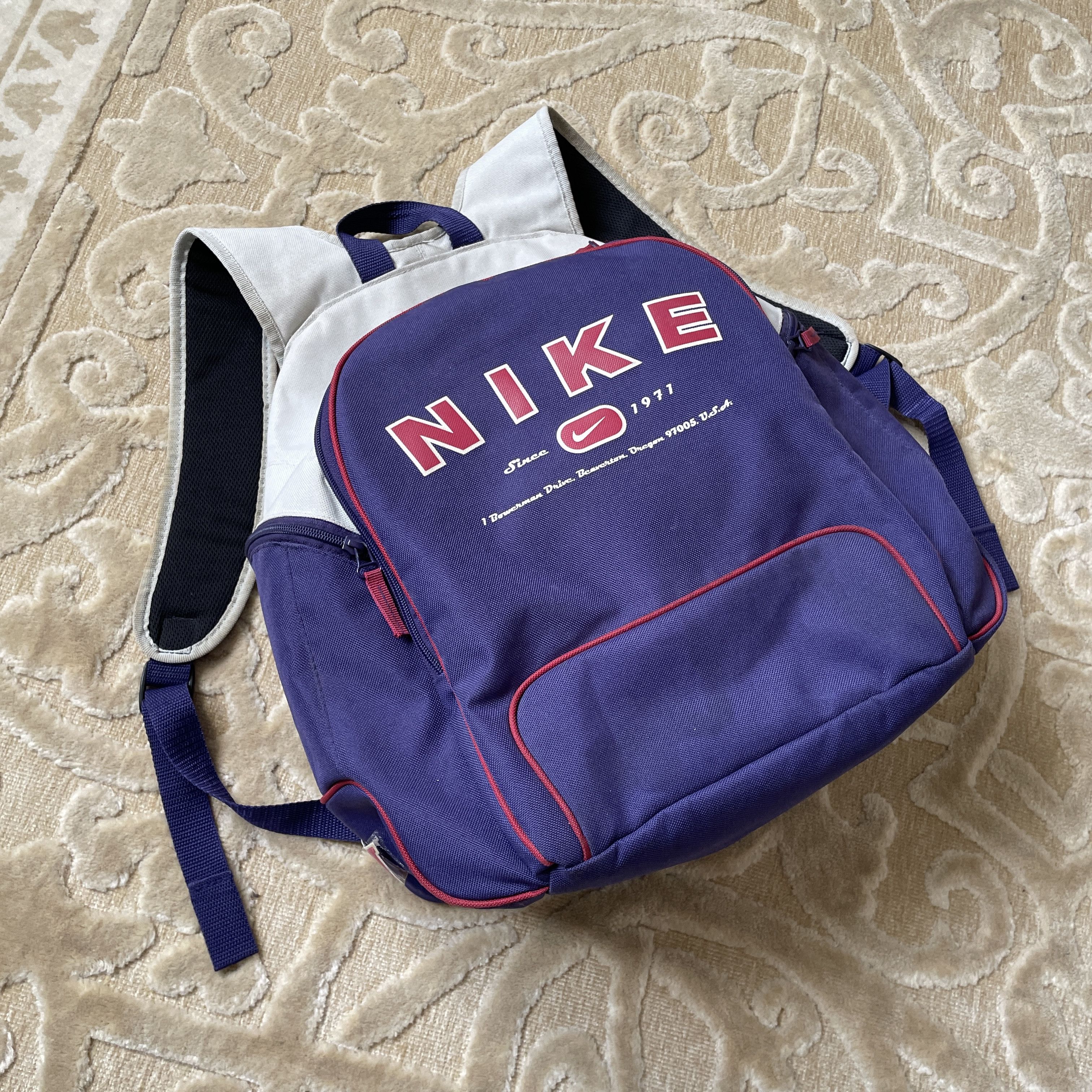 Kanye West × Nike NIKE 1990s Vintage Big Logo Backpack Bag RARE Size ONE SIZE - 2 Thumbnail