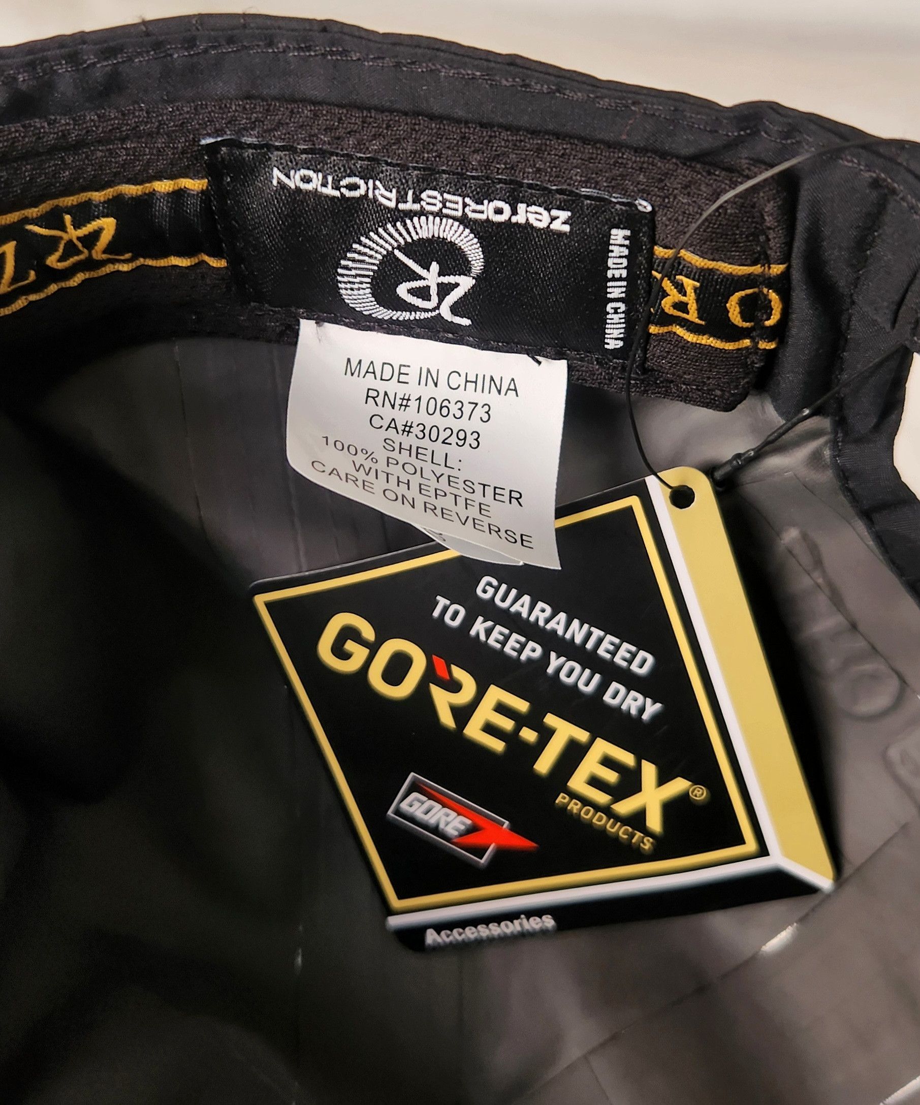 Goretex Zero Restriction Golf Gore-Tex Waterproof Hat Blank Front Size ONE SIZE - 6 Thumbnail