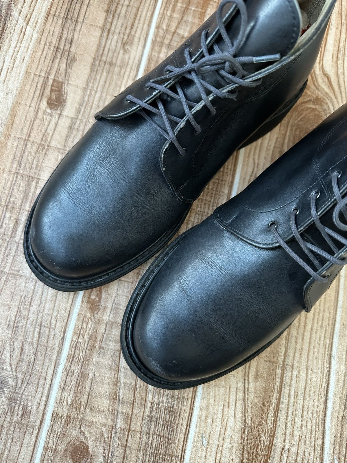 Paraboot Paraboot Black Leather Vintage Size US 8 / EU 41 - 6 Thumbnail