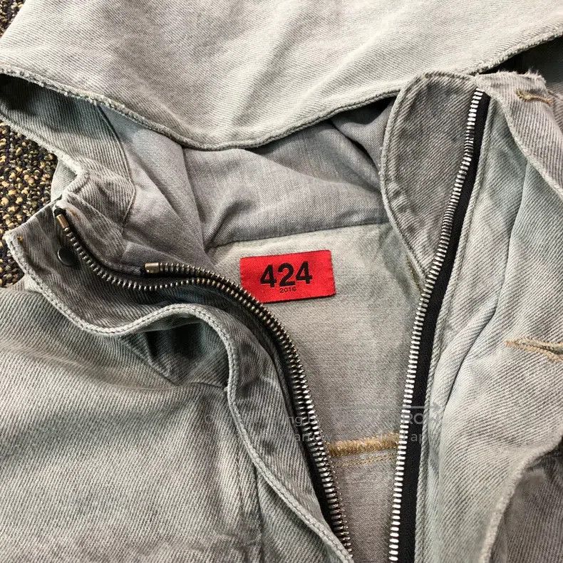 424 424 Classic Denim Duster Coat Size US S / EU 44-46 / 1 - 3 Thumbnail