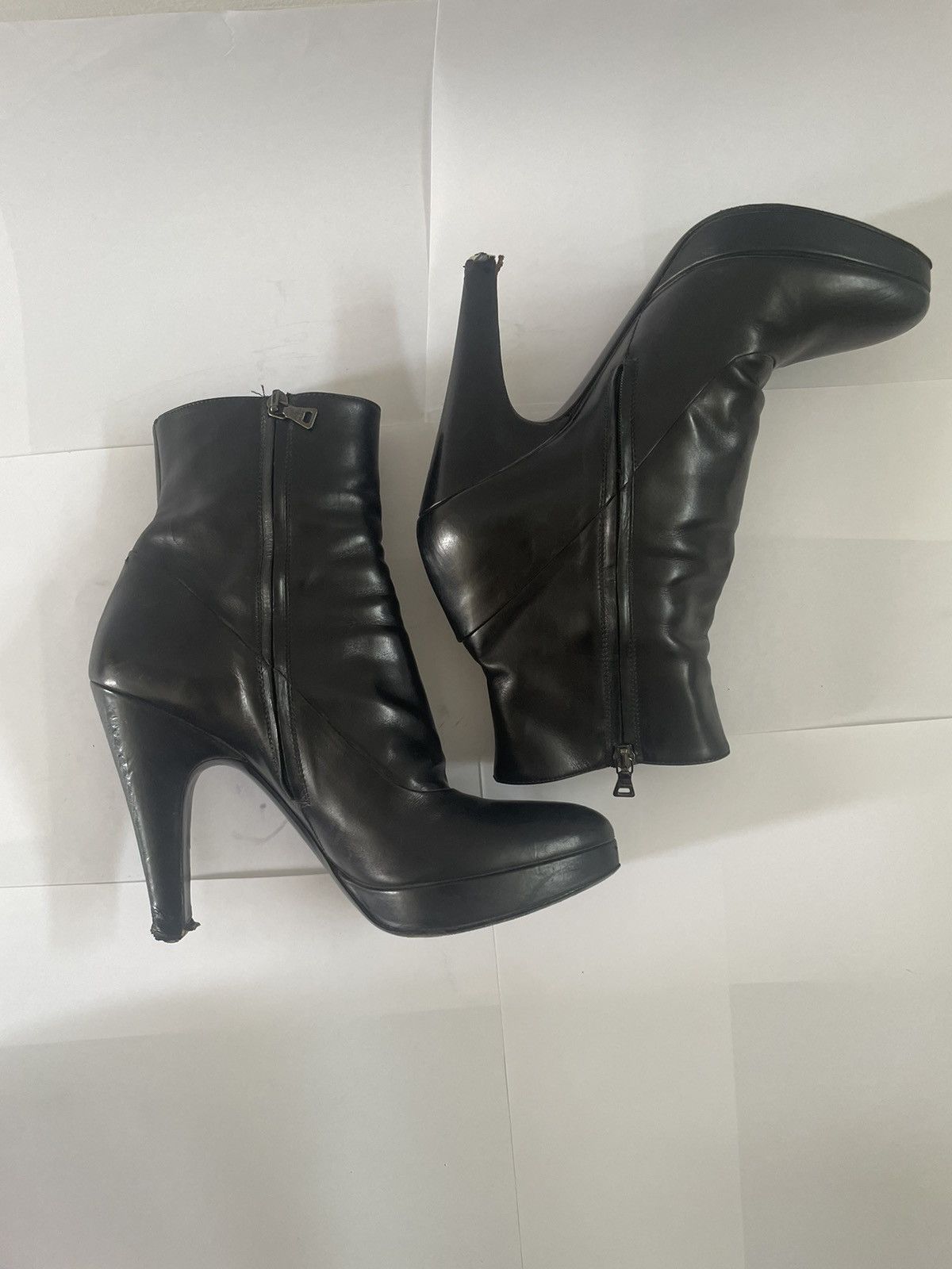 Prada Black Prada platform ankle boots Size US 9 / IT 39 - 8 Thumbnail
