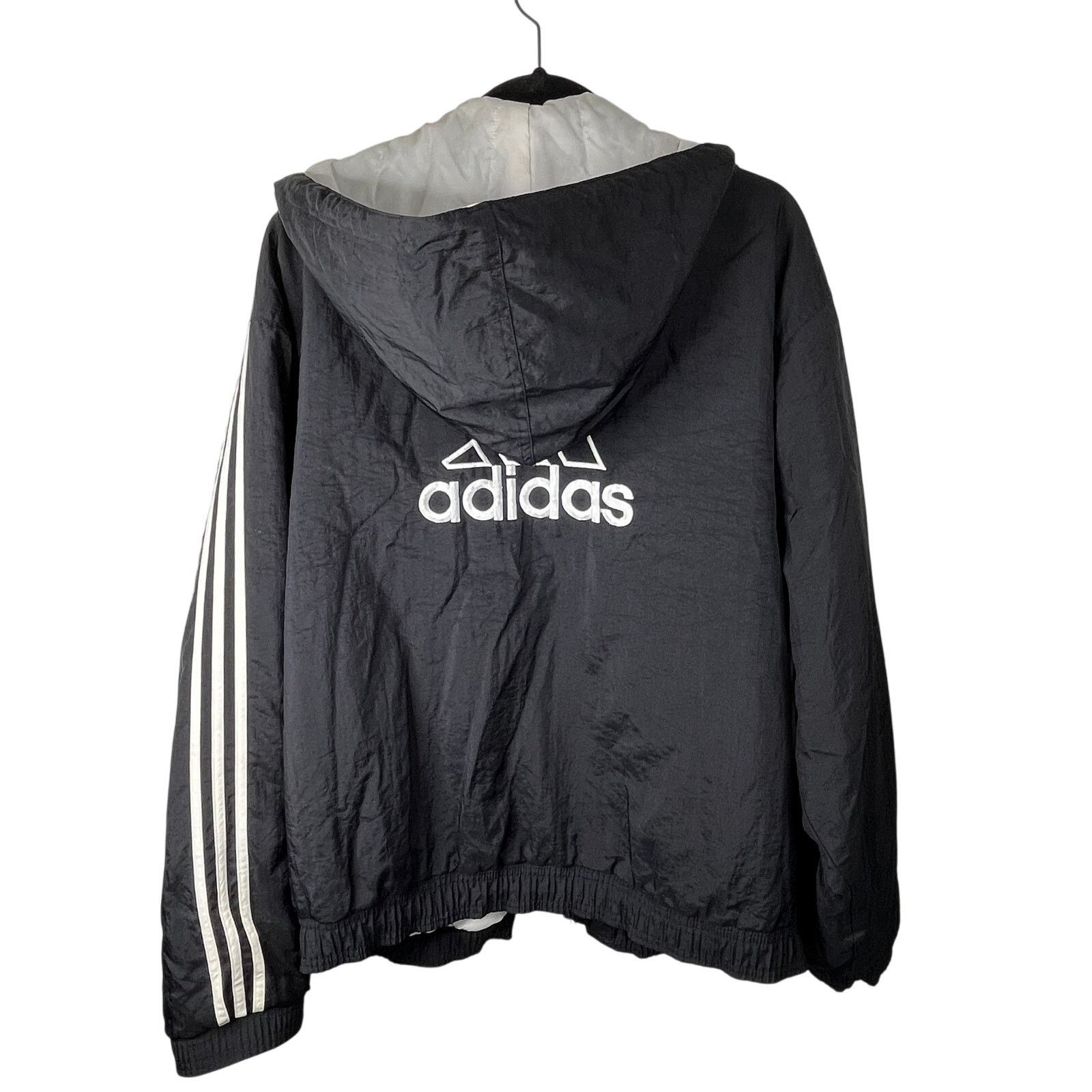 Adidas Vintage Adidas Track Zip Up Jacket Hoodie Windbreaker Size US XL / EU 56 / 4 - 3 Thumbnail